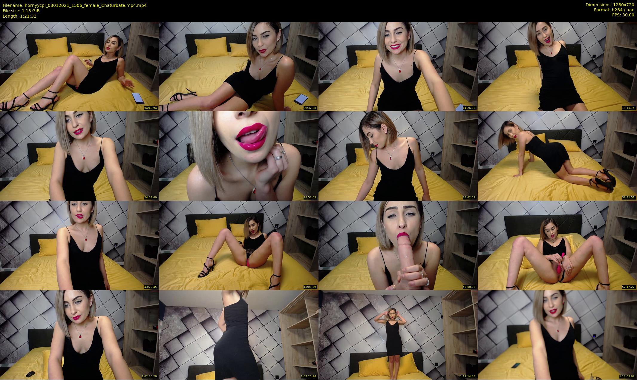 hornyycpl — 82 minute Chaturbate couple cam show recording, 720p, Jan 3, 2021