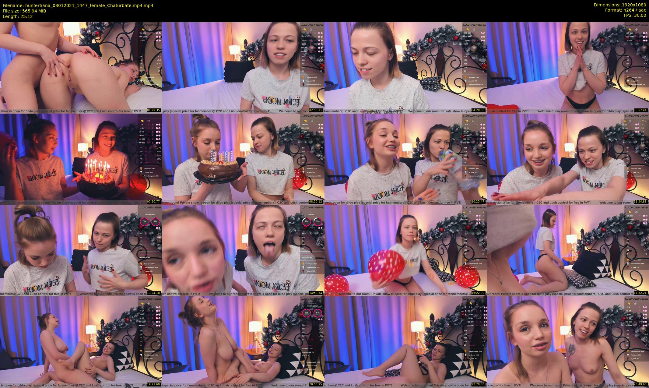 huntertiana — 26 minute Chaturbate female cam show recording, 1080p, Jan 3, 2021