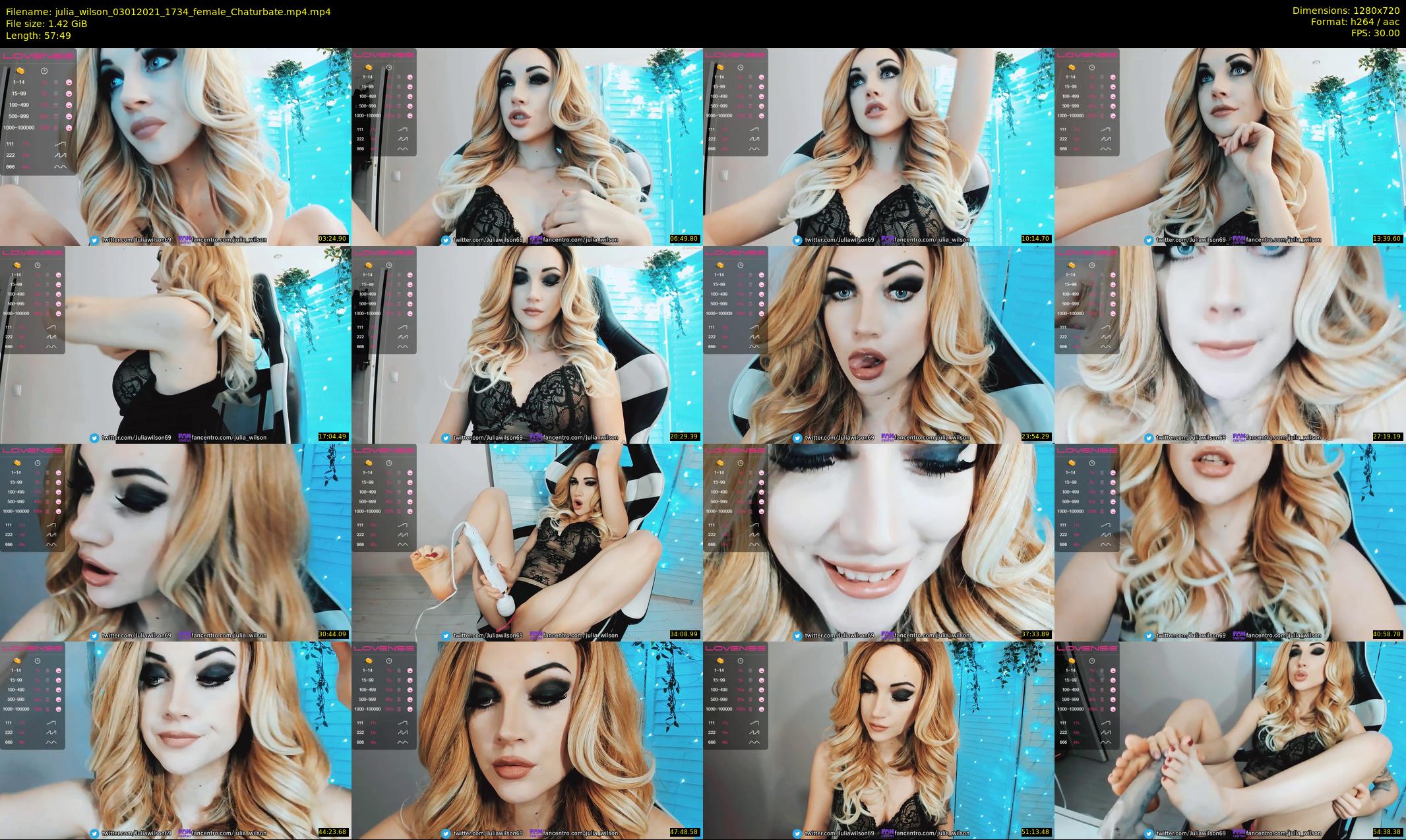 julia_wilson — 58 minute Chaturbate female cam show recording, 720p, Jan 3, 2021