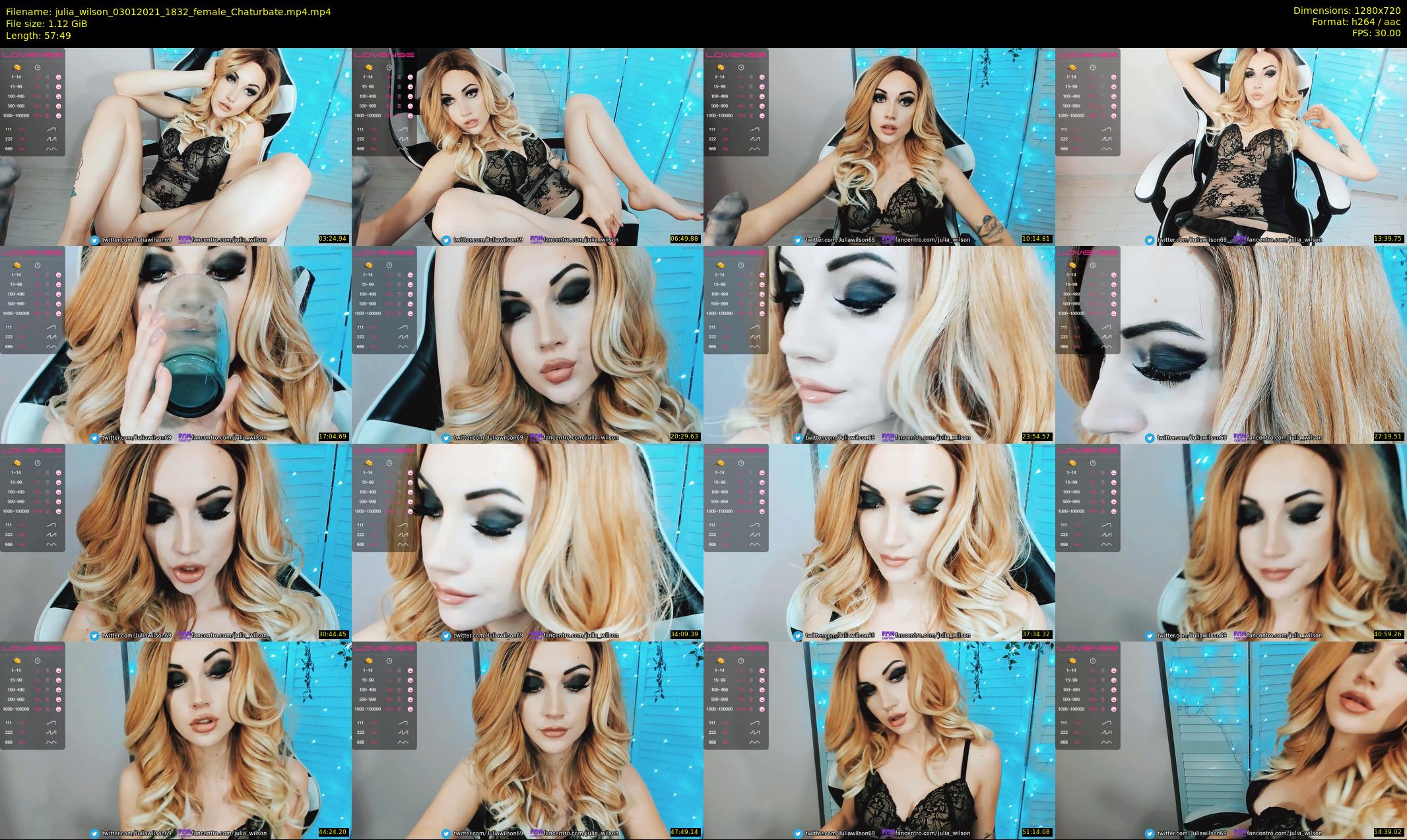 julia_wilson — 58 minute Chaturbate female cam show recording, 720p, Jan 3, 2021