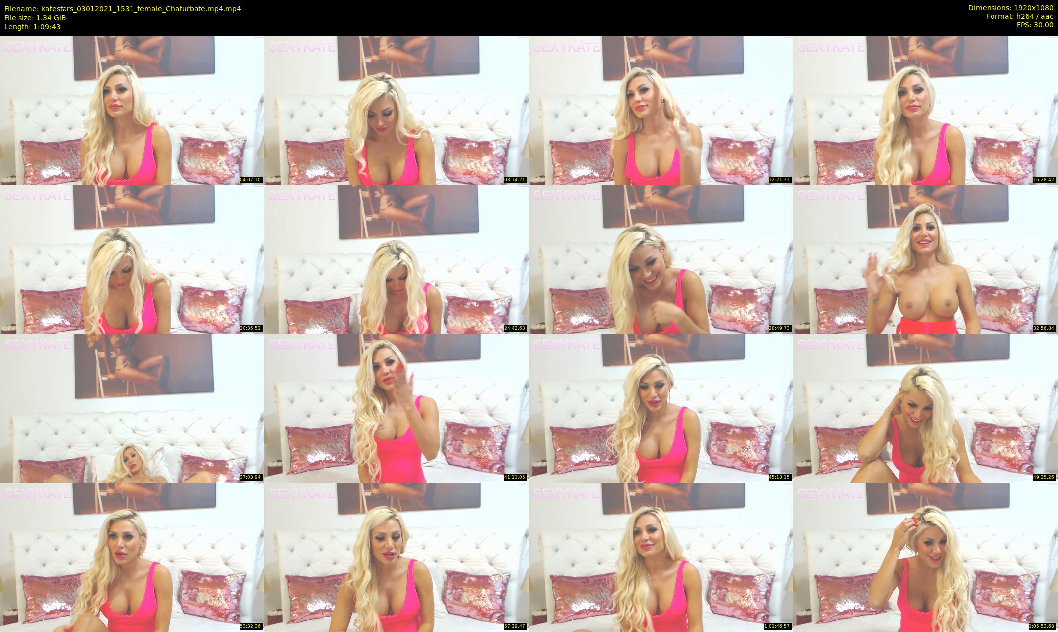katestars — 70 minute Chaturbate female cam show recording, 1080p, Jan 3, 2021