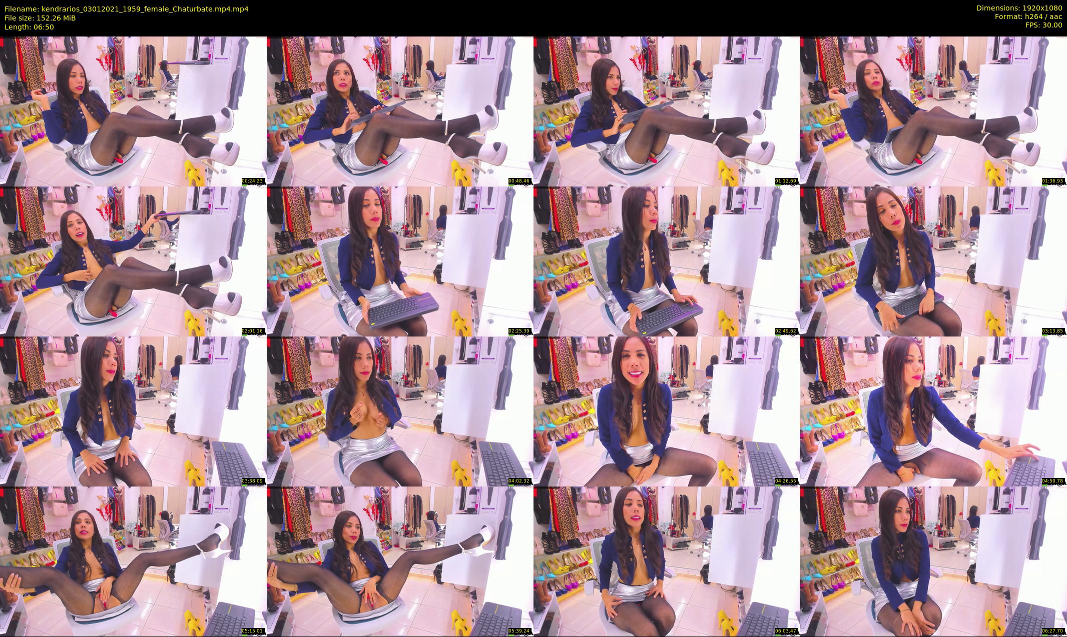 kendrarios — 7 minute Chaturbate female cam show recording, 1080p, Jan 3, 2021