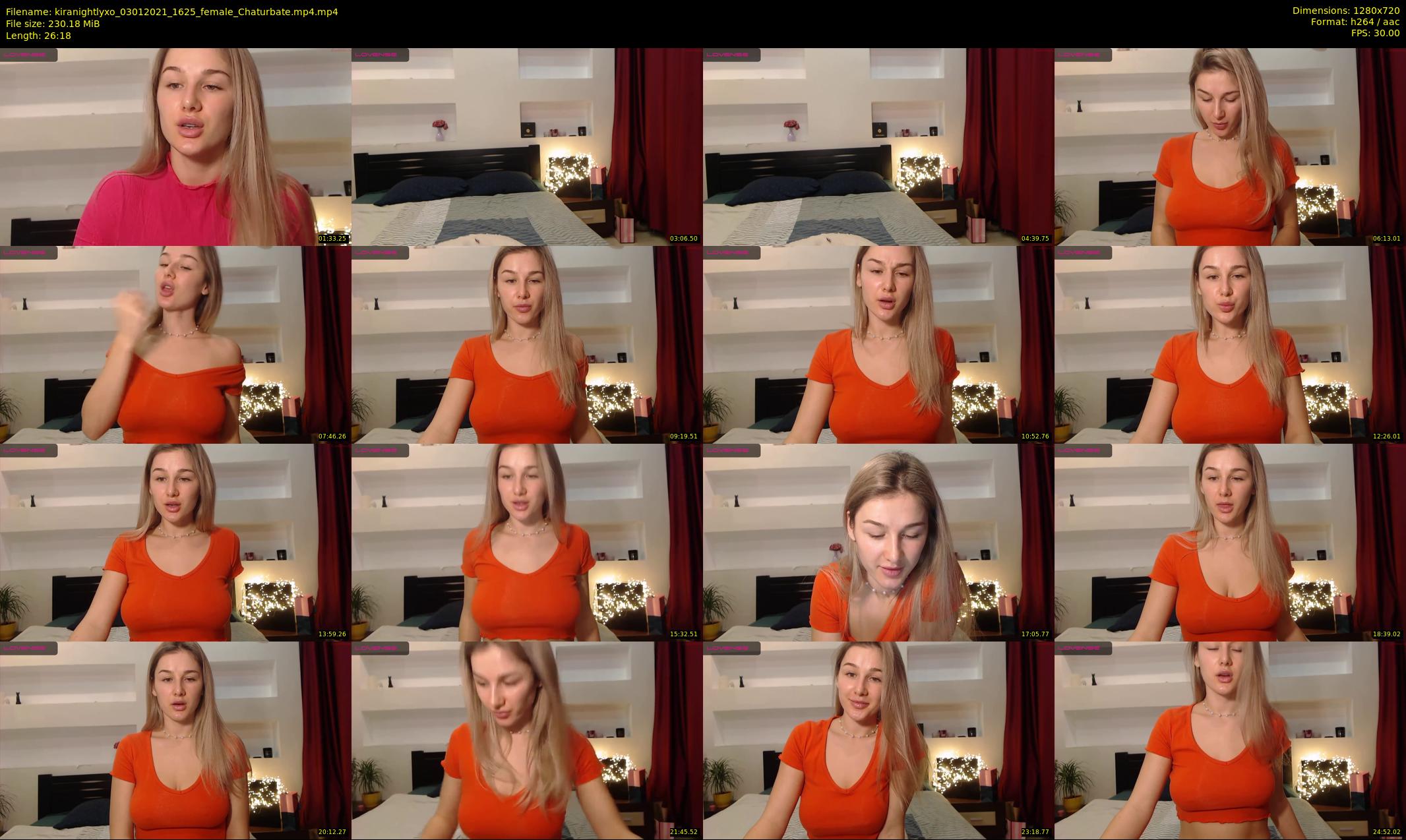kiranightlyxo — 27 minute Chaturbate female cam show recording, 720p, Jan 3, 2021