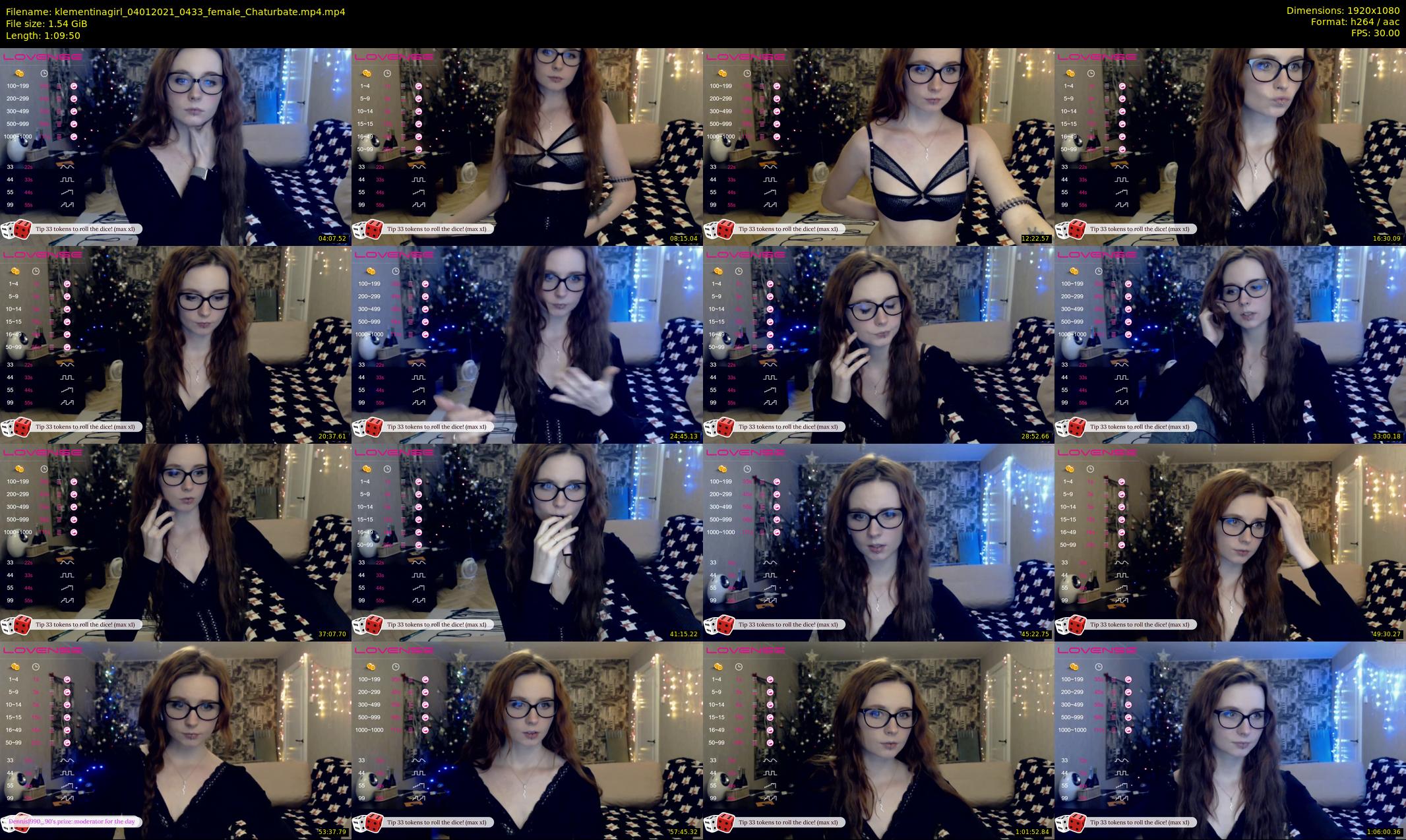 klementinagirl — 70 minute Chaturbate female cam show recording, 1080p, Jan 4, 2021
