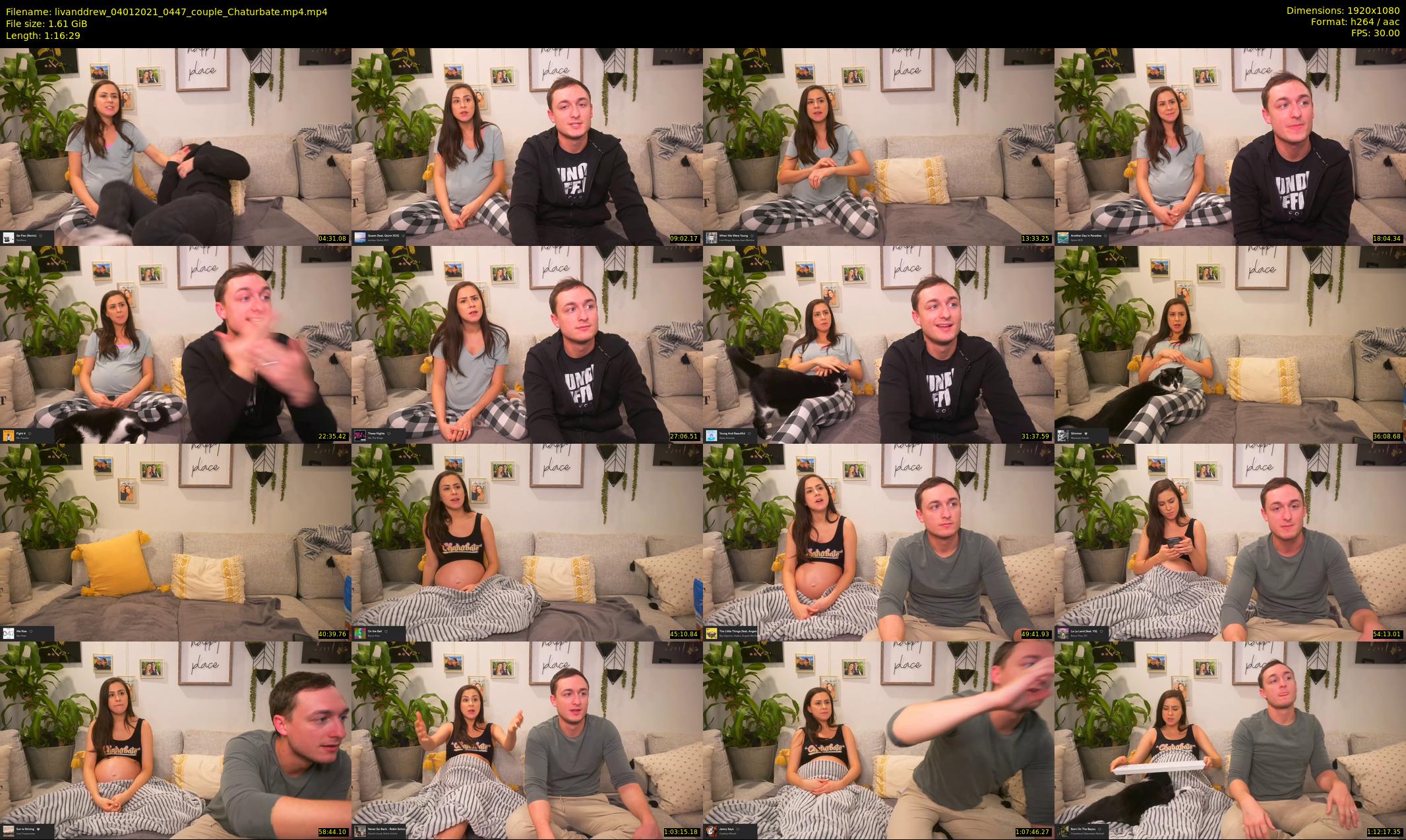 livanddrew — 77 minute Chaturbate couple cam show recording, 1080p, Jan 4, 2021