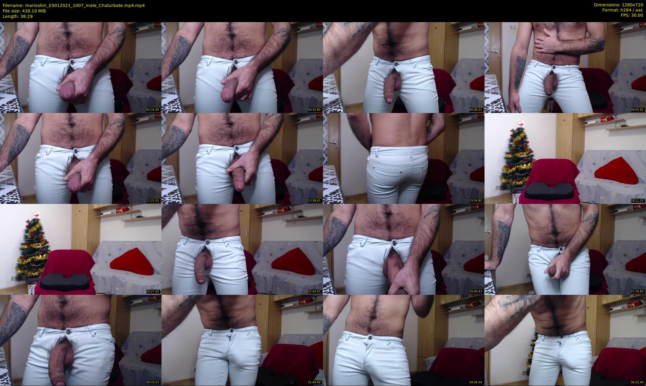 marioslim — 39 minute Chaturbate male cam show recording, 720p, Jan 3, 2021