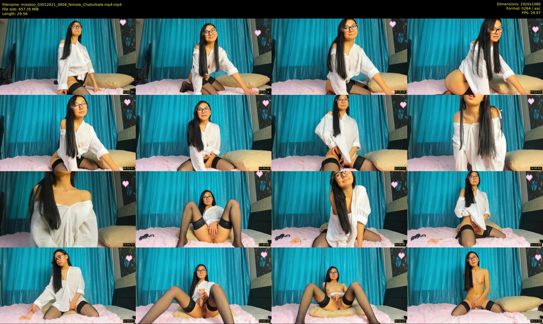 misatoo — 30 minute Chaturbate female cam show recording, 1080p, Jan 3, 2021