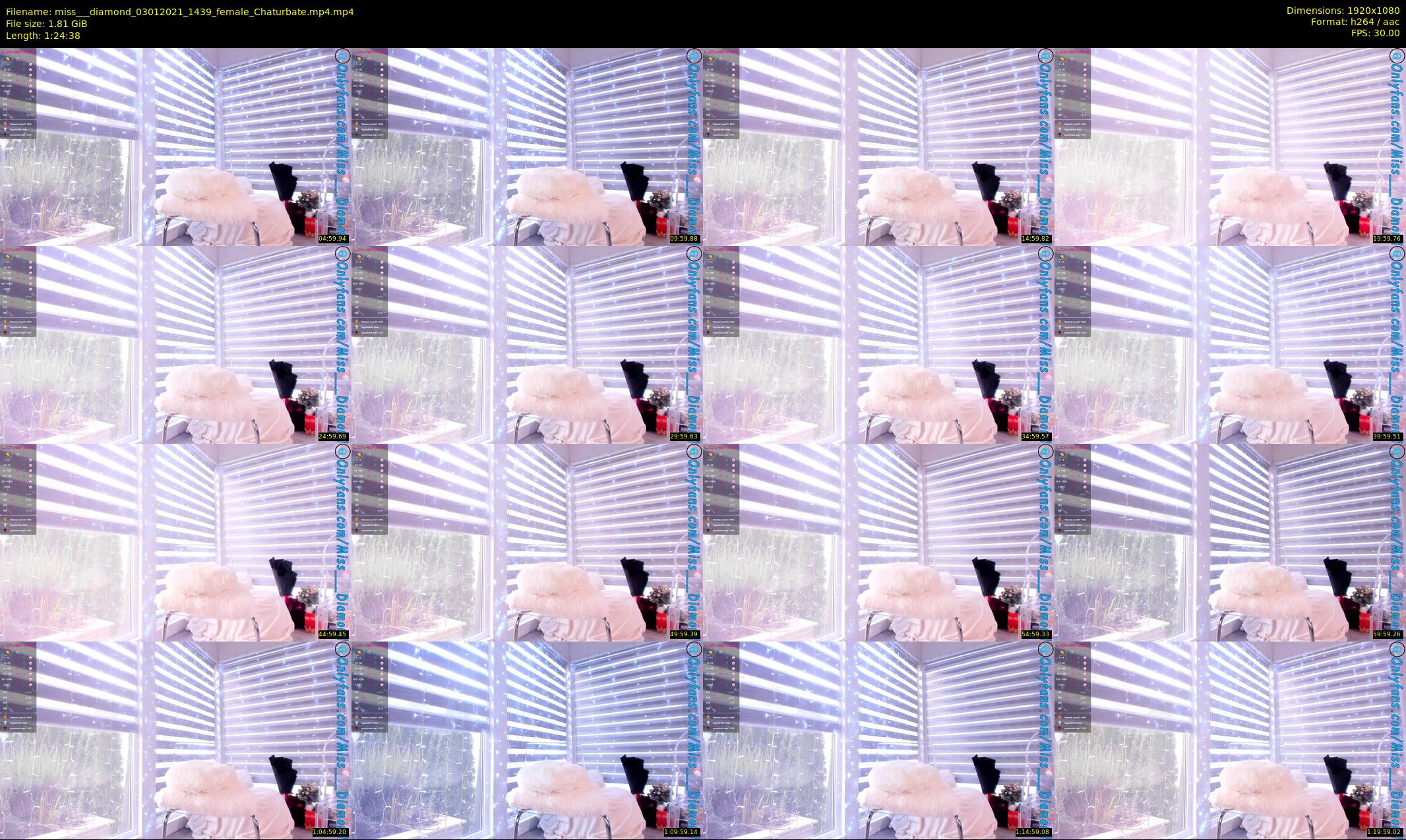 miss___diamond — 85 minute Chaturbate female cam show recording, 1080p, Jan 3, 2021