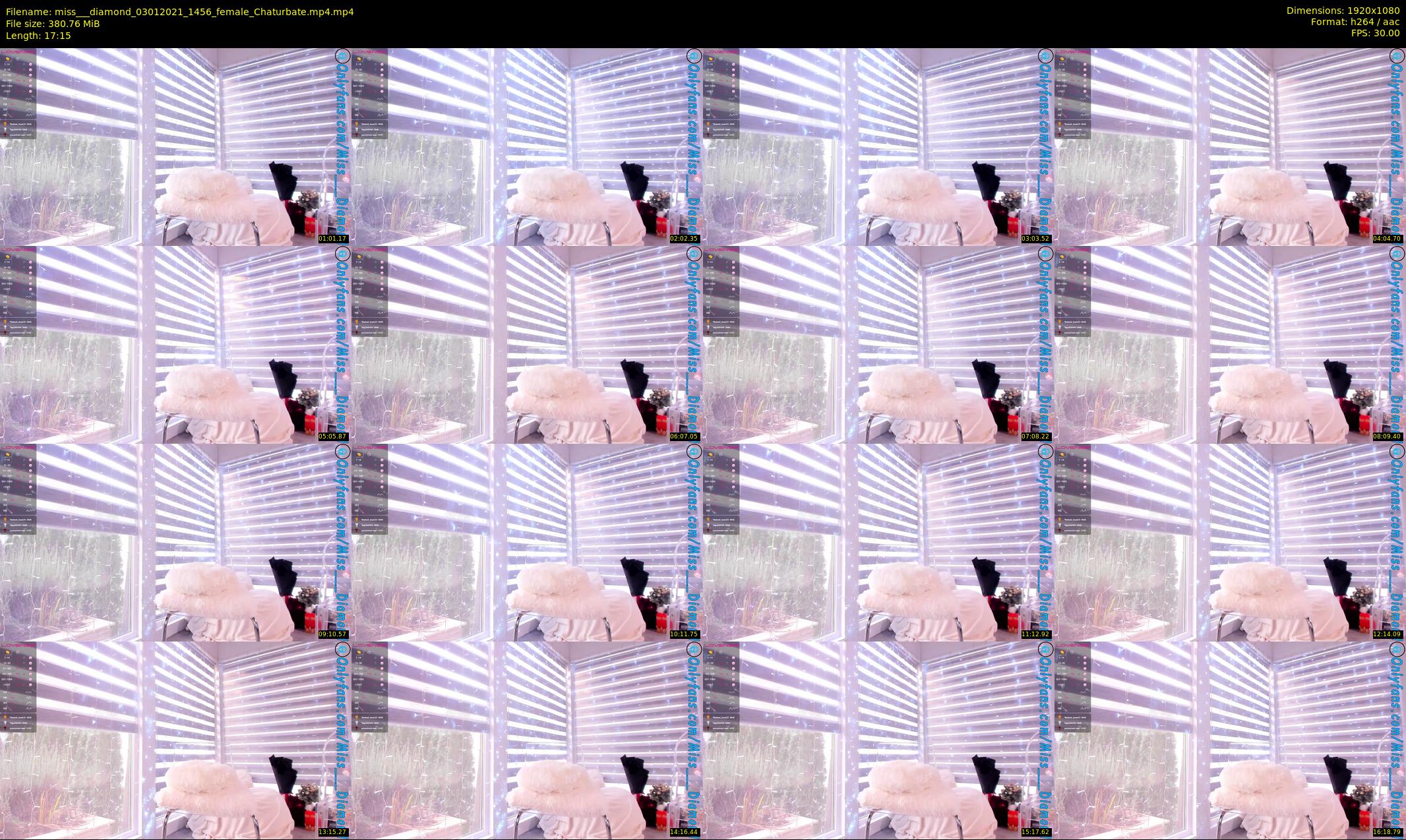 miss___diamond — 18 minute Chaturbate female cam show recording, 1080p, Jan 3, 2021