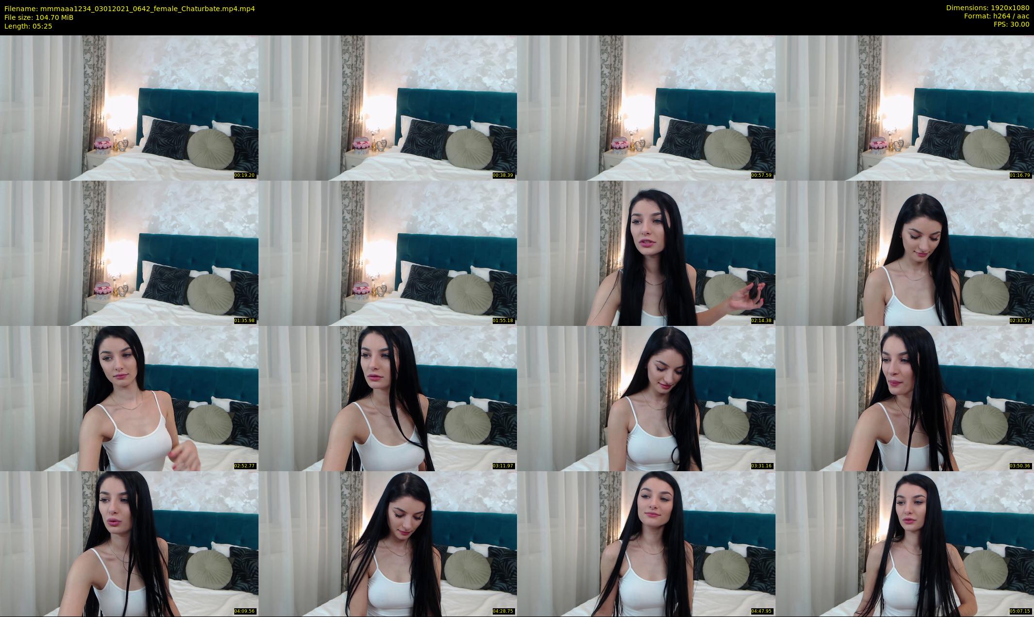 mmmaaa1234 — 6 minute Chaturbate female cam show recording, 1080p, Jan 3, 2021