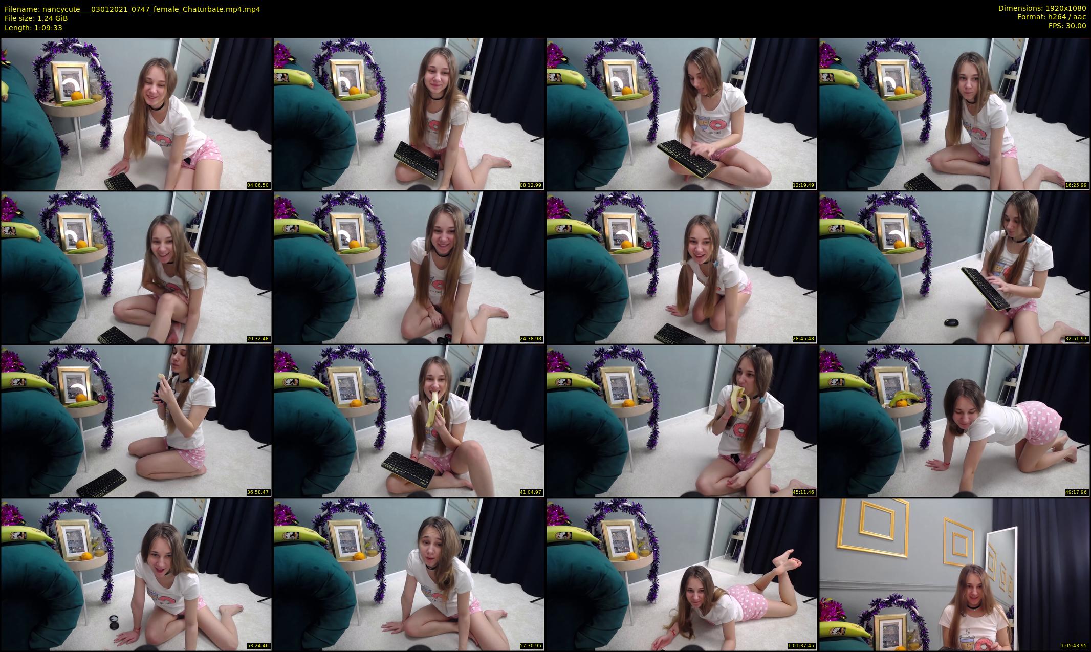 nancycute__ — 70 minute Chaturbate female cam show recording, 1080p, Jan 3, 2021