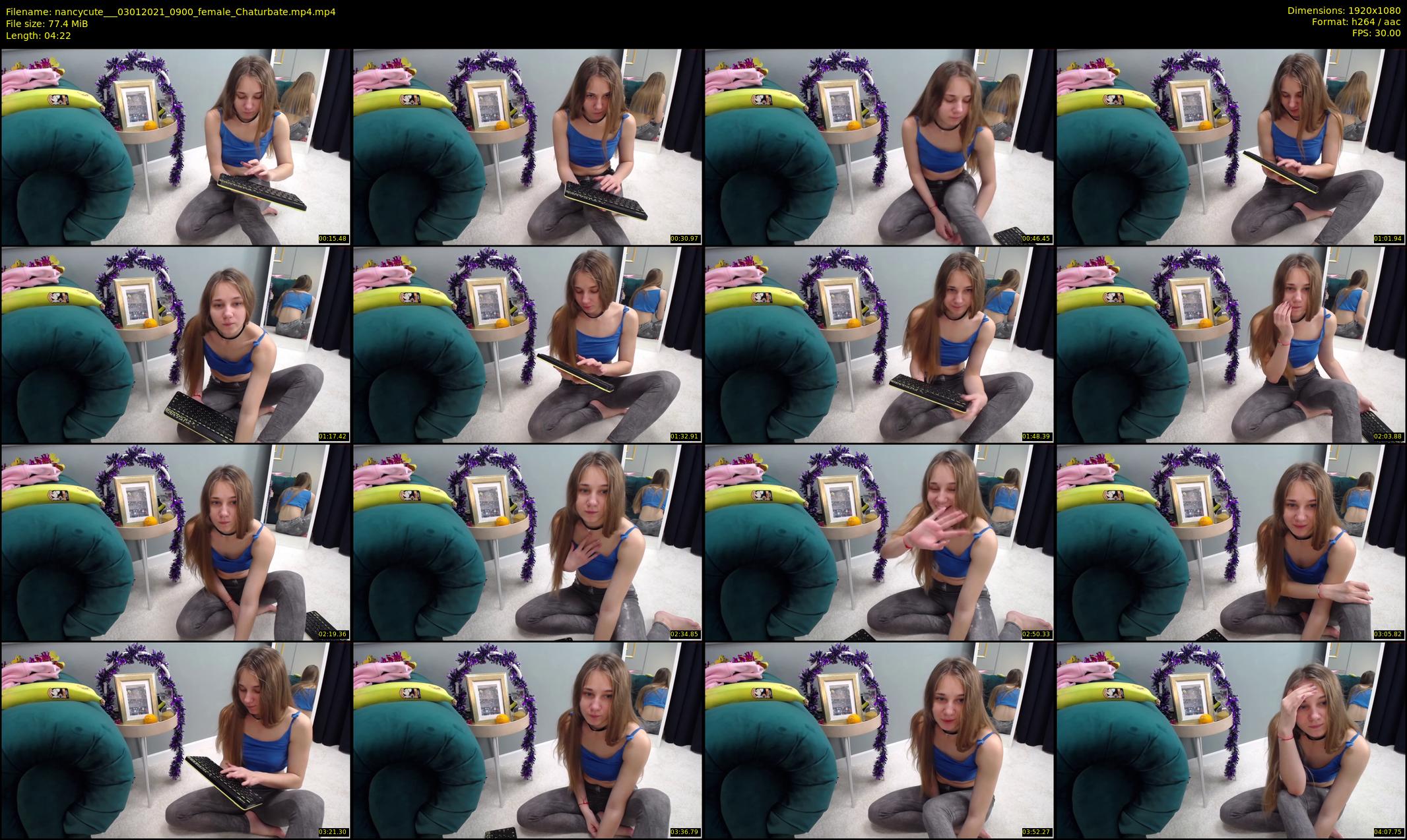 nancycute__ — 5 minute Chaturbate female cam show recording, 1080p, Jan 3, 2021