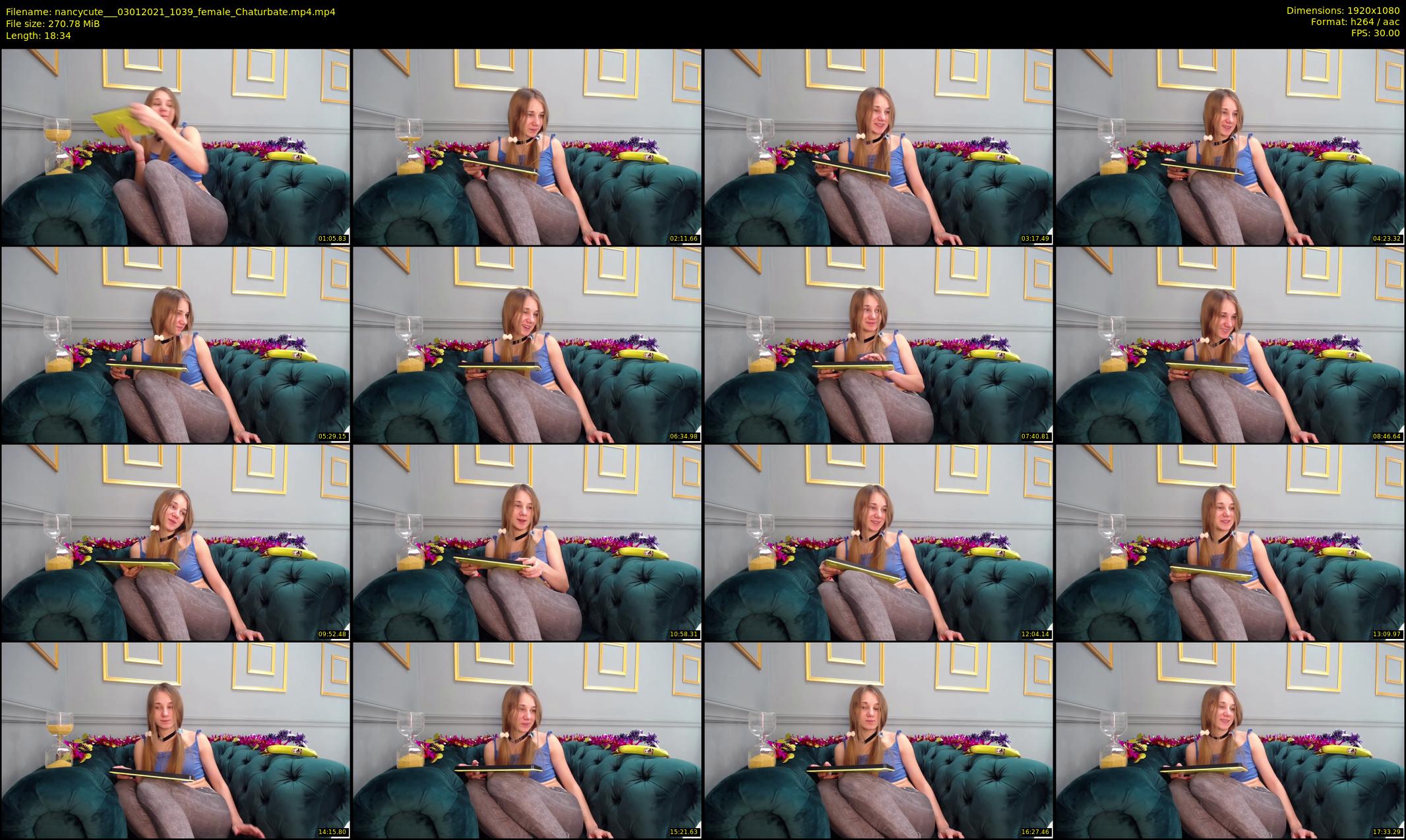 nancycute__ — 19 minute Chaturbate female cam show recording, 1080p, Jan 3, 2021
