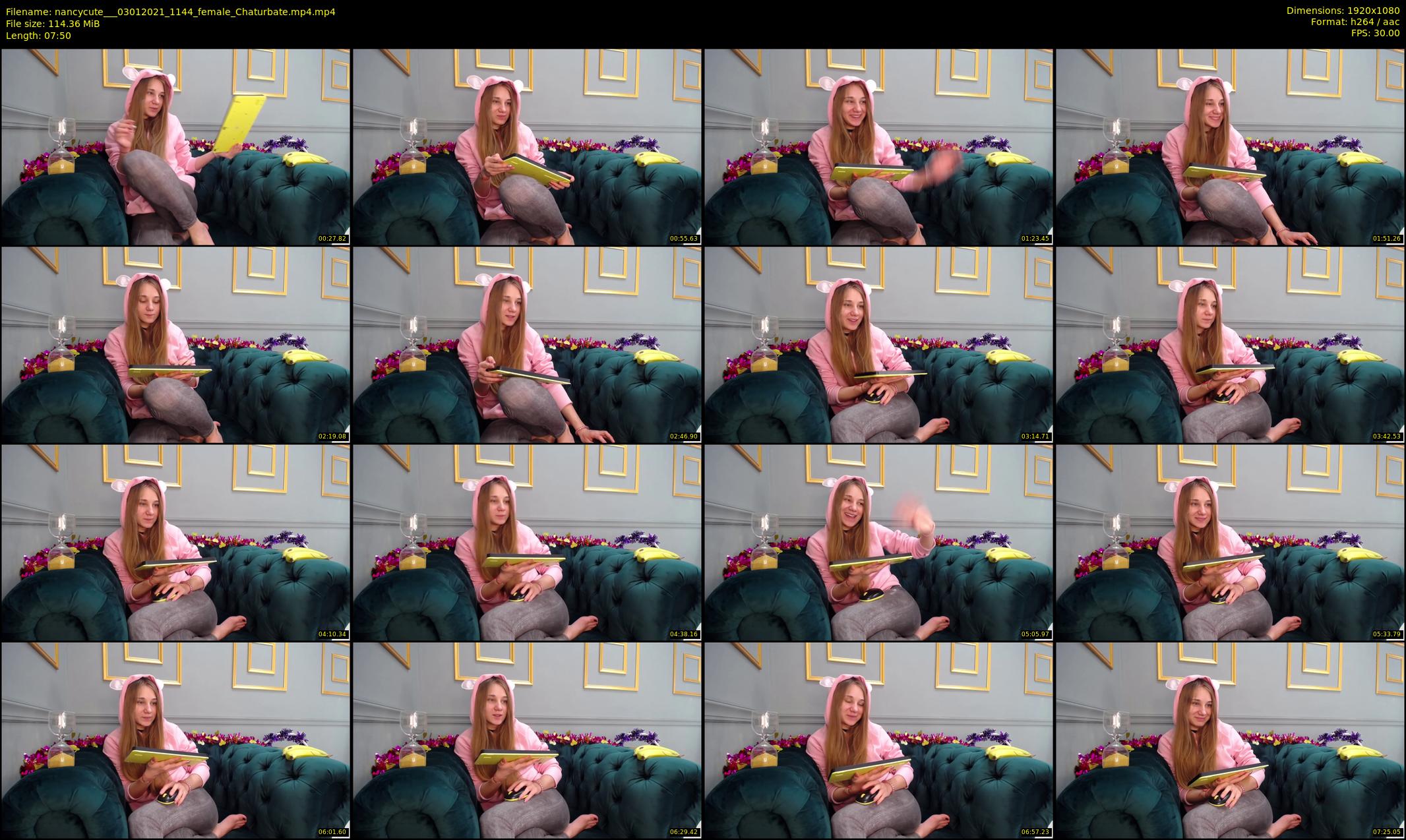 nancycute__ — 8 minute Chaturbate female cam show recording, 1080p, Jan 3, 2021