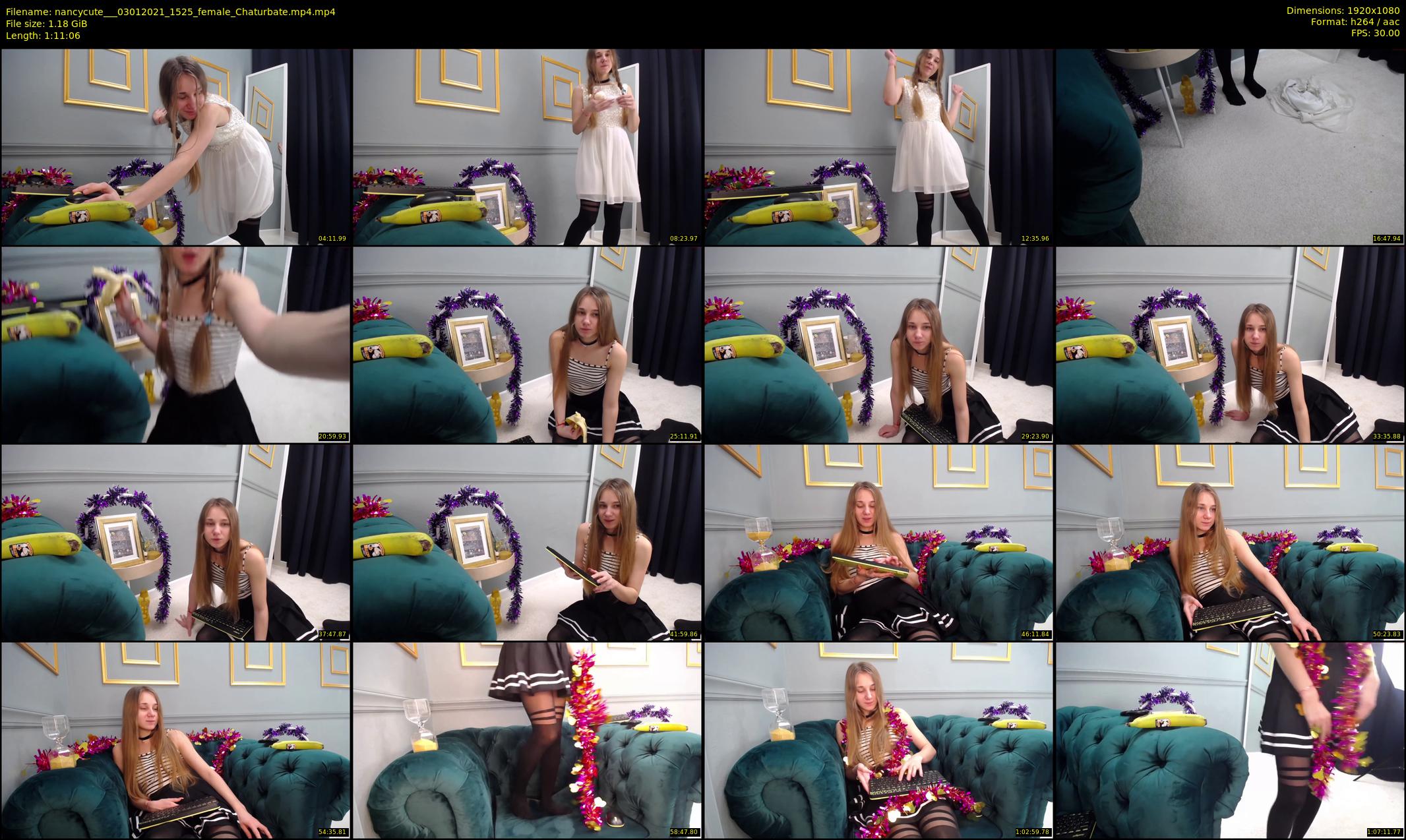 nancycute__ — 72 minute Chaturbate female cam show recording, 1080p, Jan 3, 2021