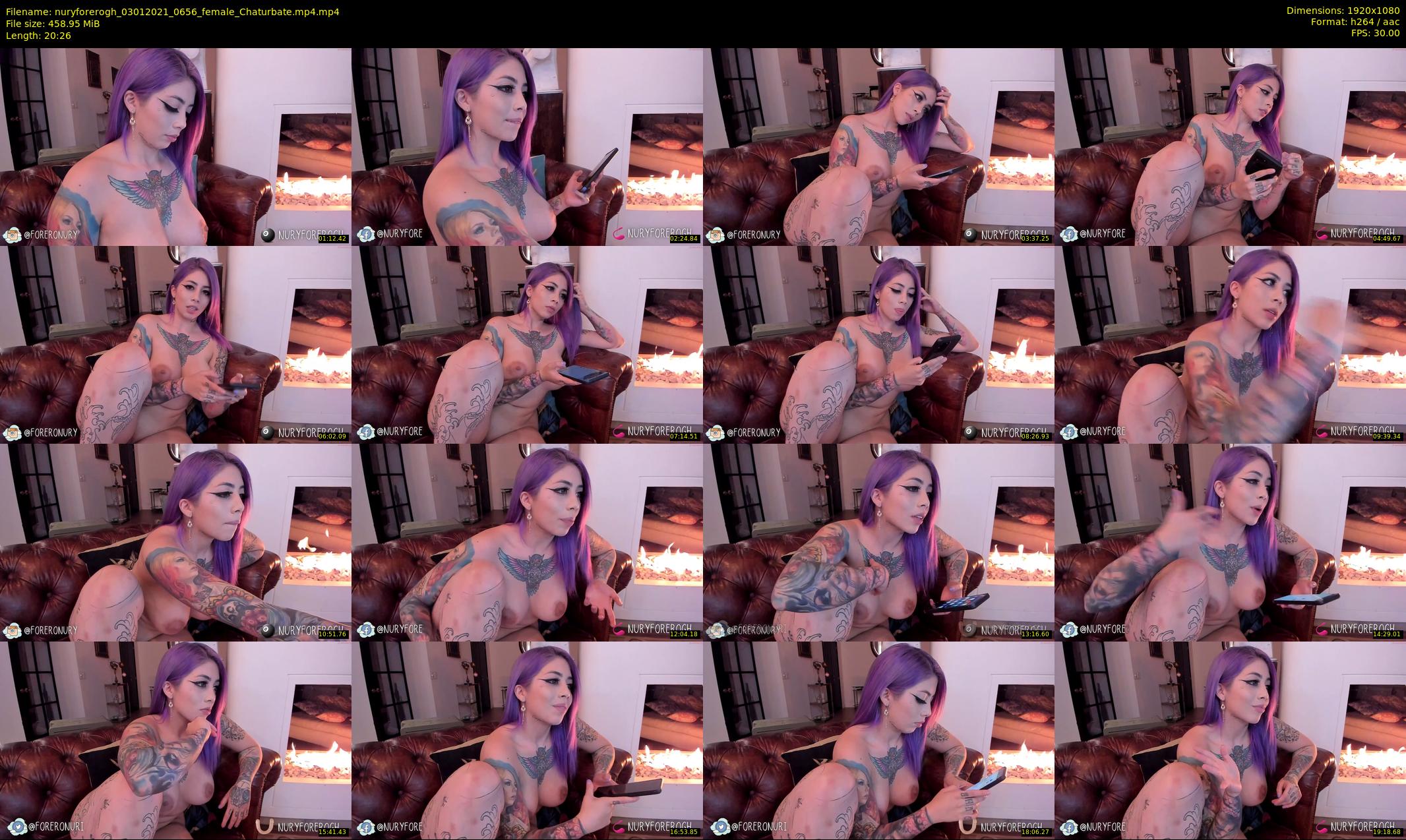 nuryforerogh — 21 minute Chaturbate female cam show recording, 1080p, Jan 3, 2021