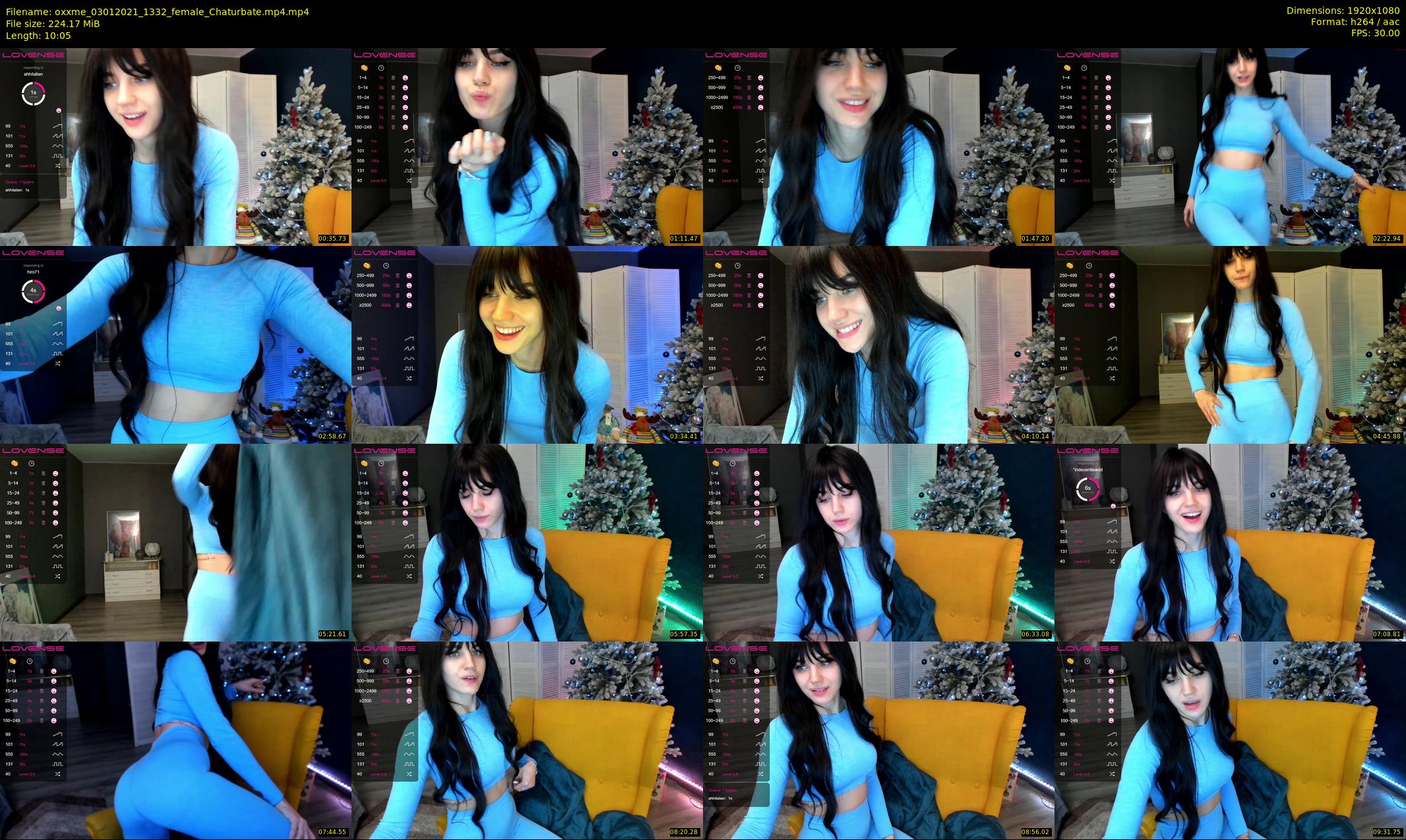 oxxme — 11 minute Chaturbate female cam show recording, 1080p, Jan 3, 2021