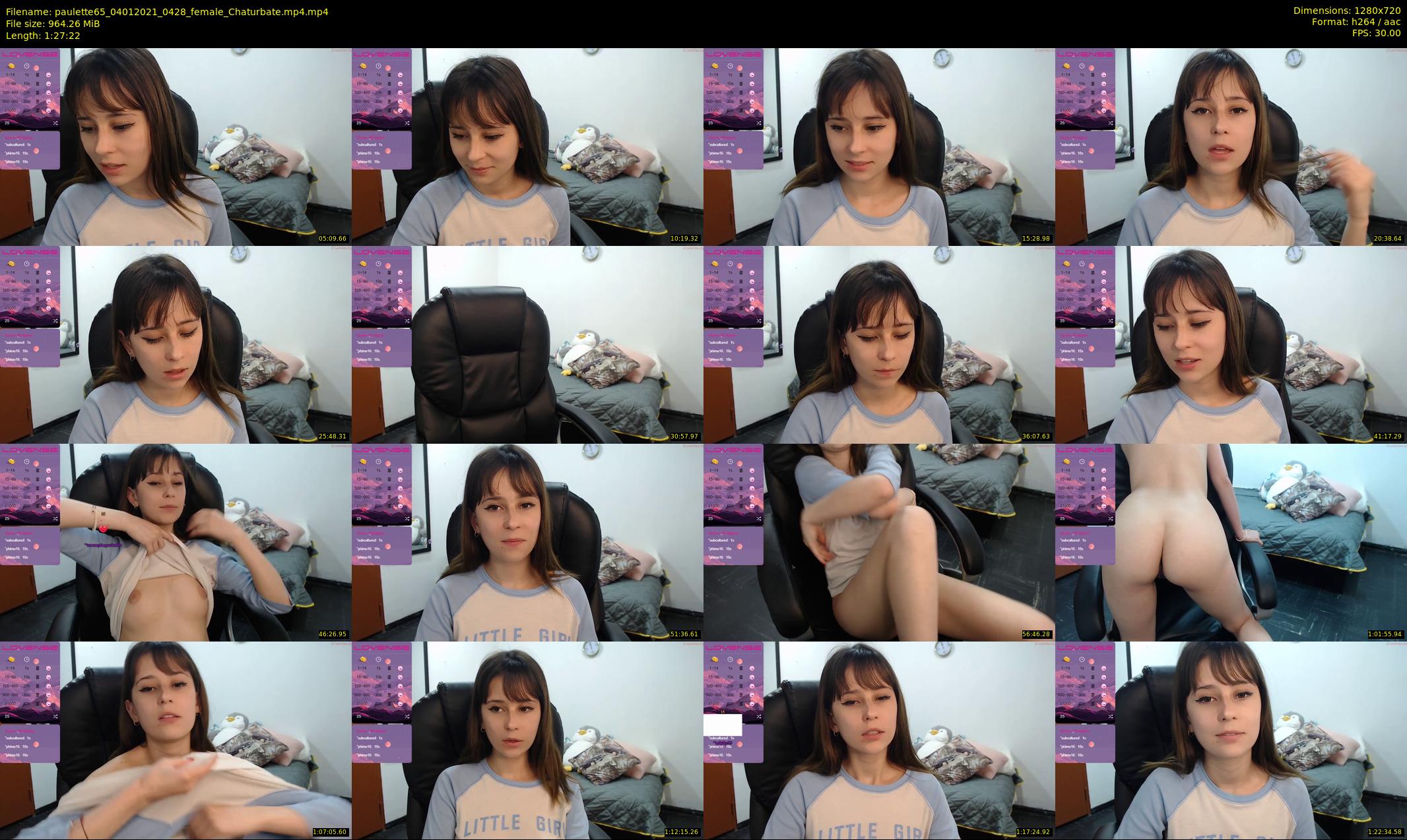 paulette65 — 88 minute Chaturbate female cam show recording, 720p, Jan 4, 2021