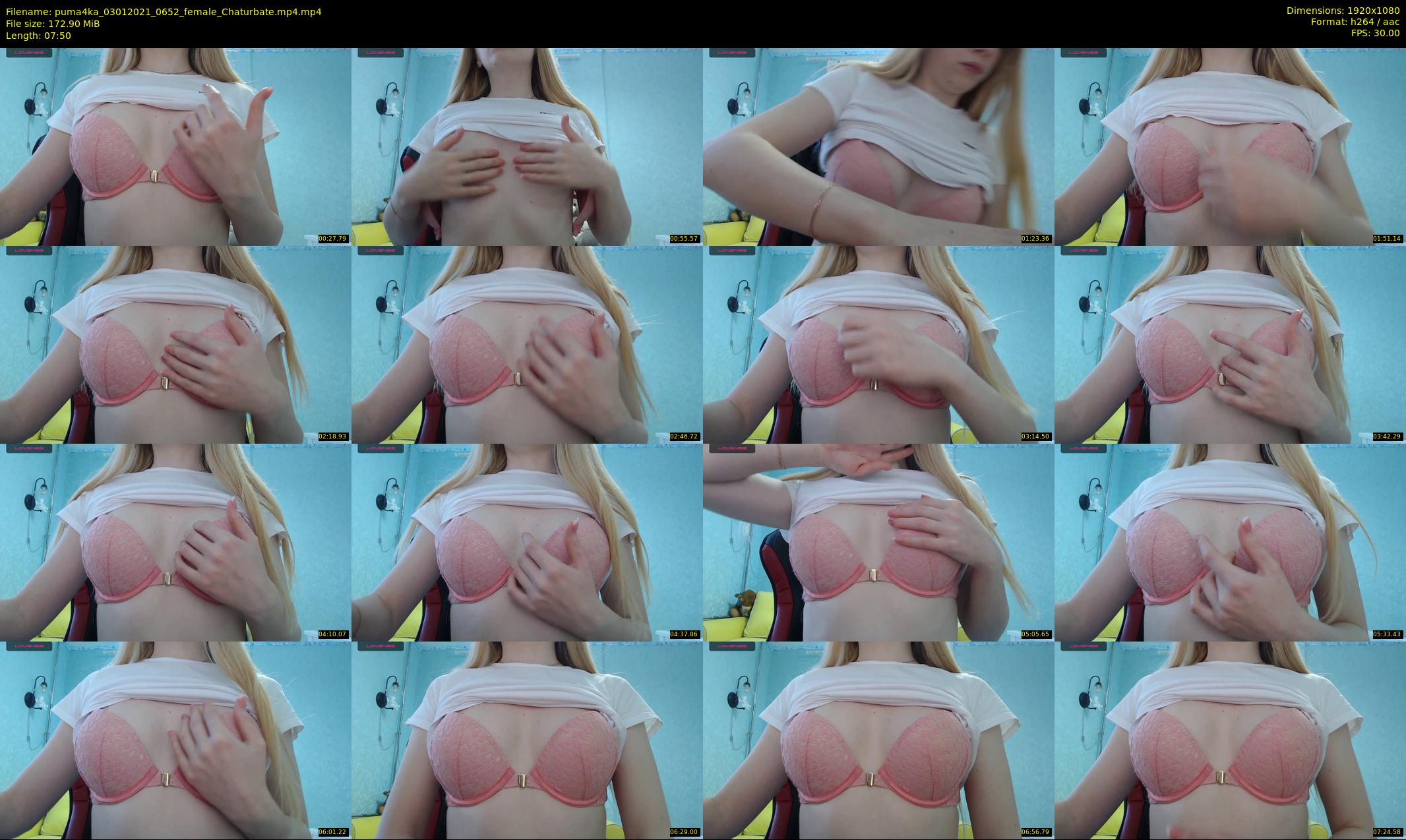 puma4ka — 8 minute Chaturbate female cam show recording, 1080p, Jan 3, 2021