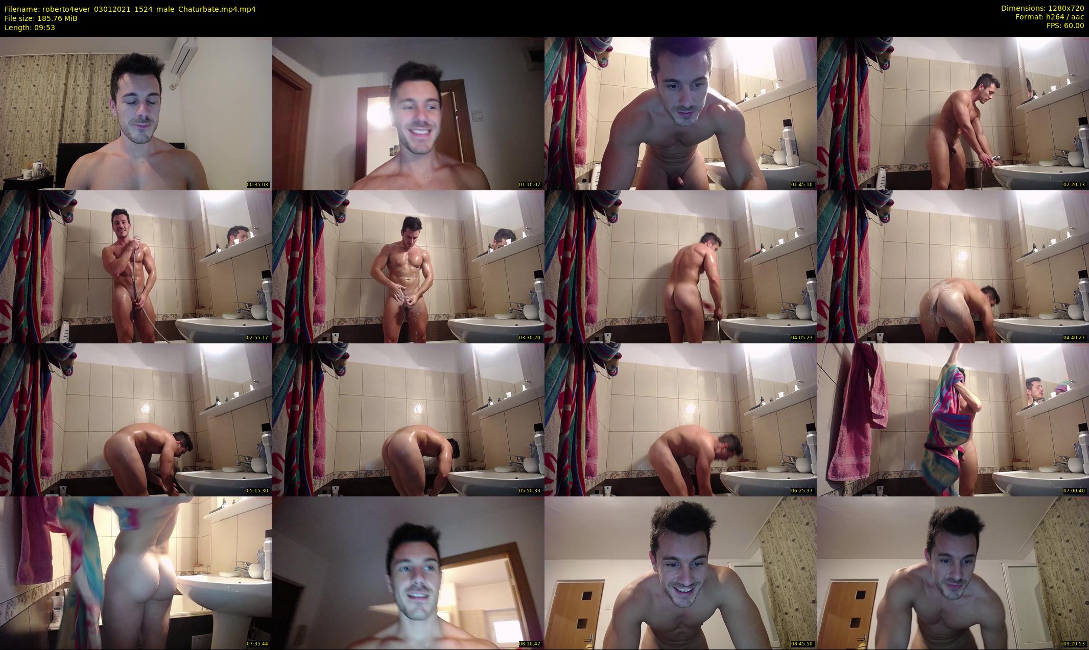 roberto4ever — 10 minute Chaturbate male cam show recording, 720p, Jan 3, 2021