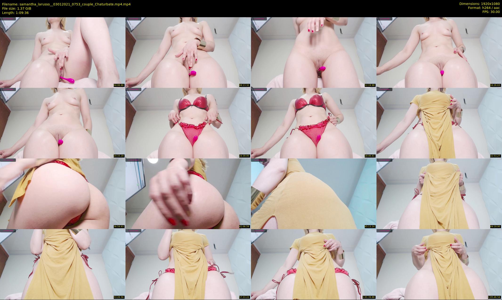 samantha_larusso_ — 70 minute Chaturbate couple cam show recording, 1080p, Jan 3, 2021