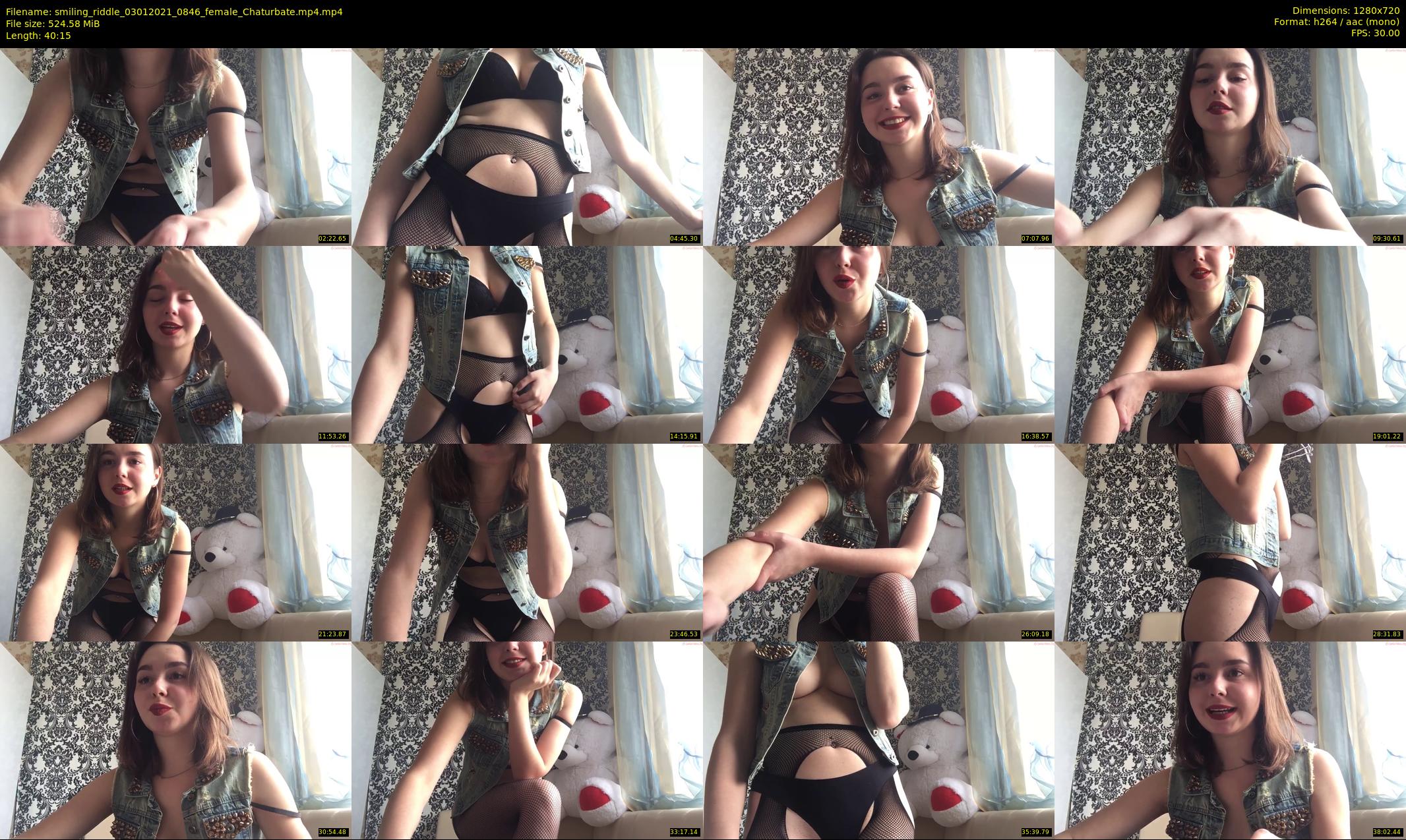 smiling_riddle — 41 minute Chaturbate female cam show recording, 720p, Jan 3, 2021