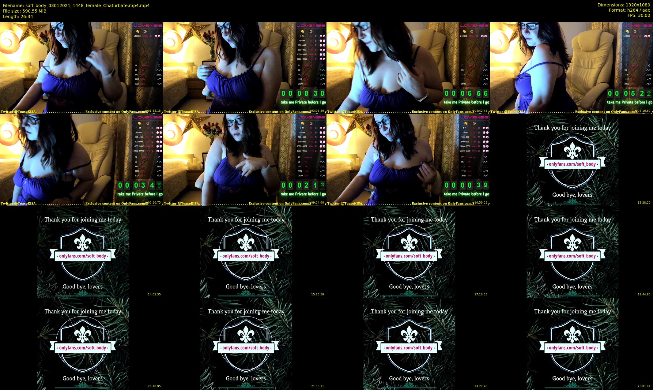soft_body — 27 minute Chaturbate female cam show recording, 1080p, Jan 3, 2021