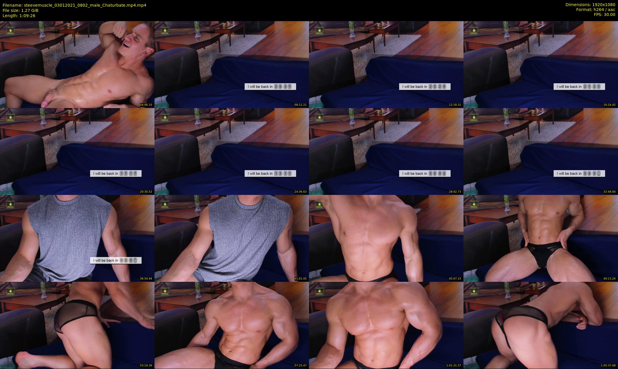 steevemuscle — 70 minute Chaturbate male cam show recording, 1080p, Jan 3, 2021