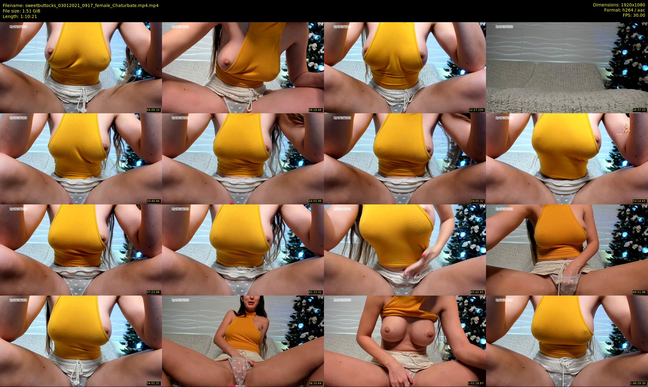 sweetbuttocks — 71 minute Chaturbate female cam show recording, 1080p, Jan 3, 2021