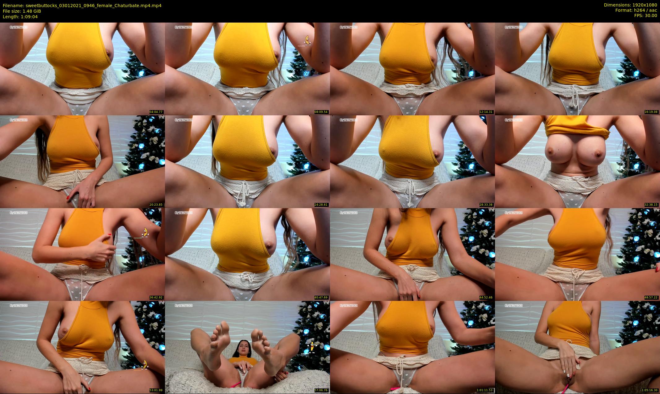 sweetbuttocks — 70 minute Chaturbate female cam show recording, 1080p, Jan 3, 2021
