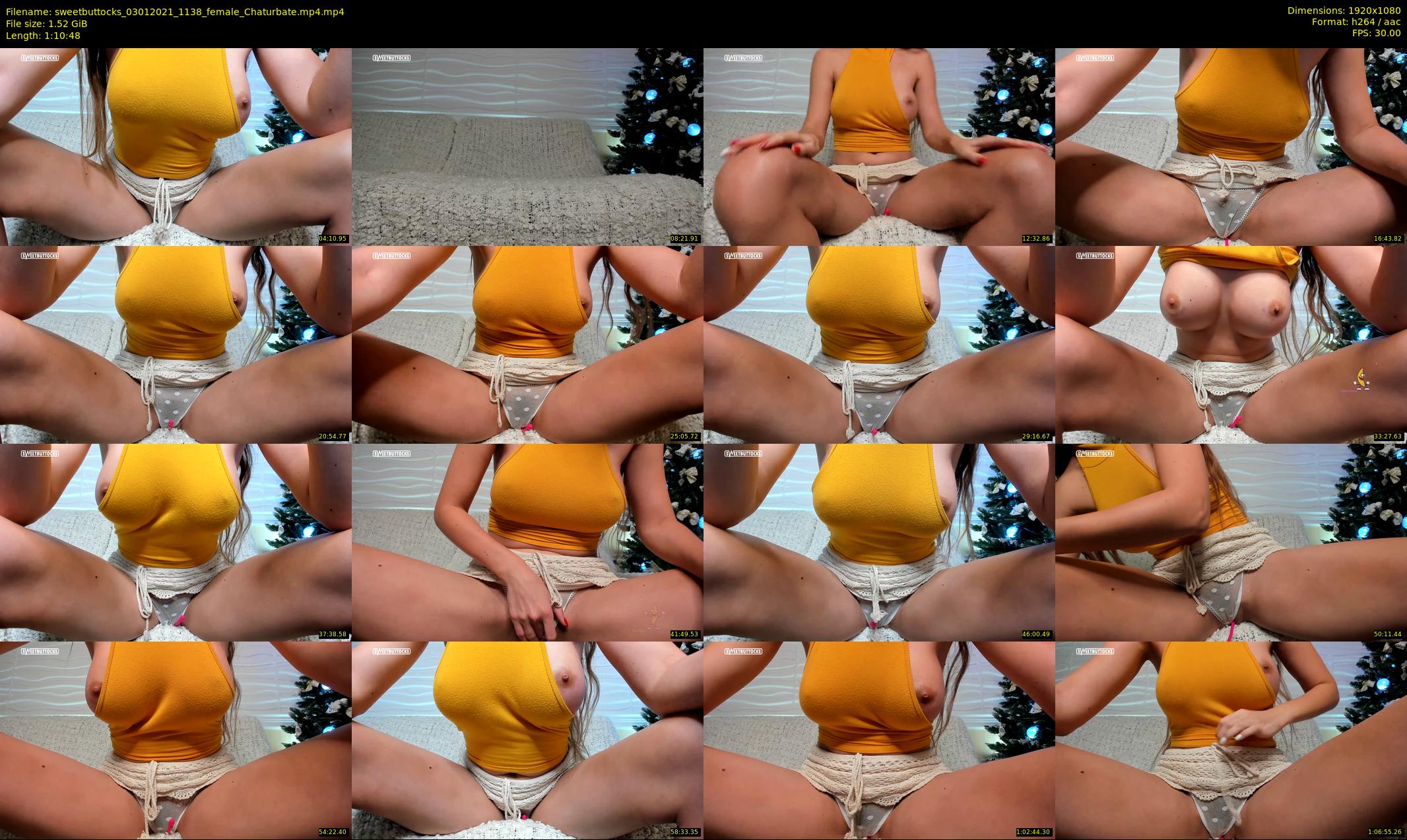 sweetbuttocks — 71 minute Chaturbate female cam show recording, 1080p, Jan 3, 2021