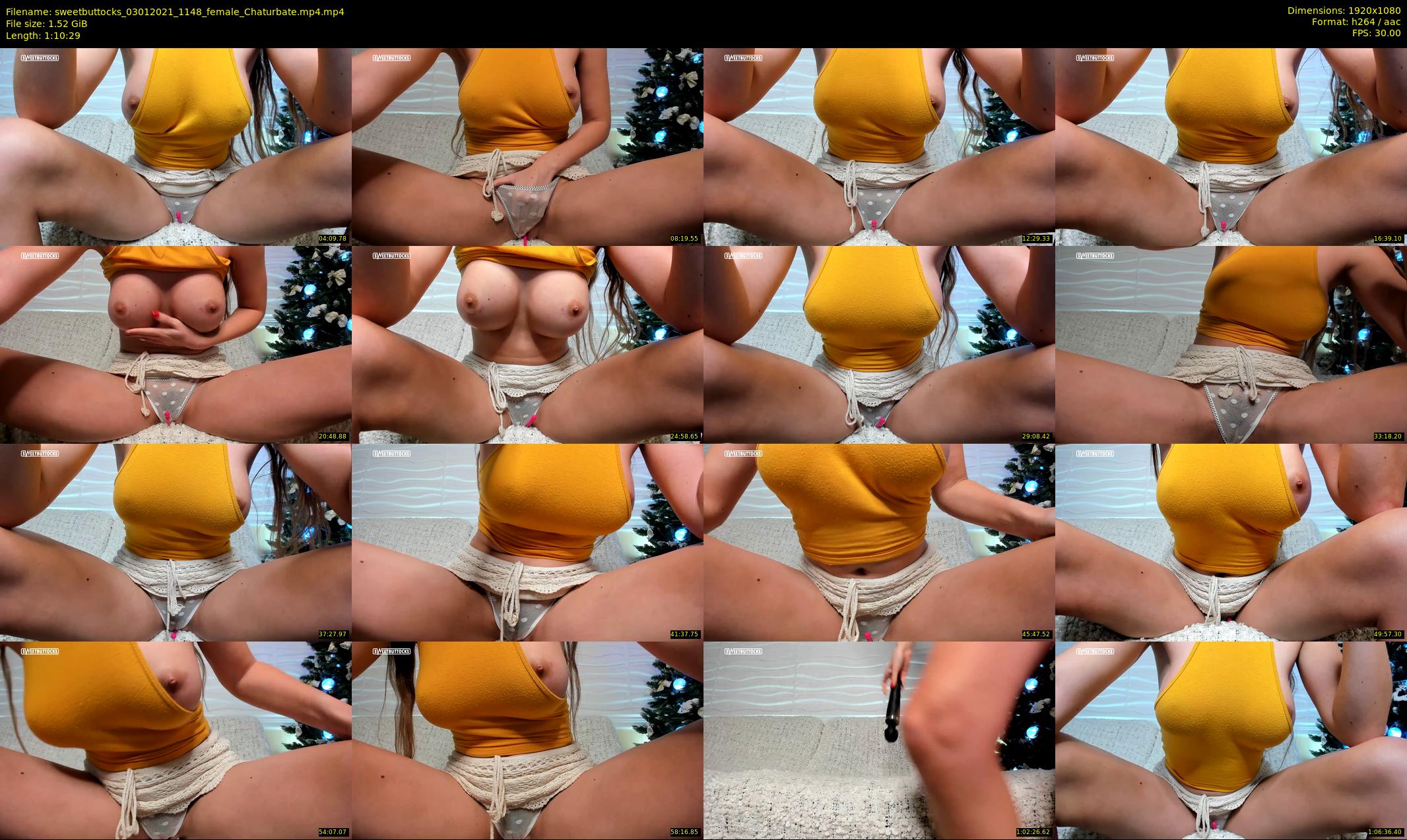 sweetbuttocks — 71 minute Chaturbate female cam show recording, 1080p, Jan 3, 2021