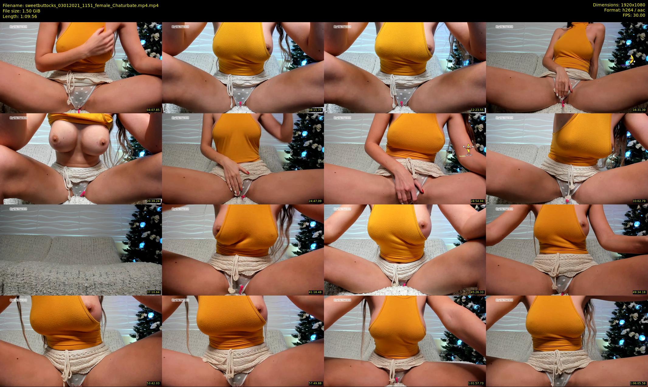 sweetbuttocks — 70 minute Chaturbate female cam show recording, 1080p, Jan 3, 2021