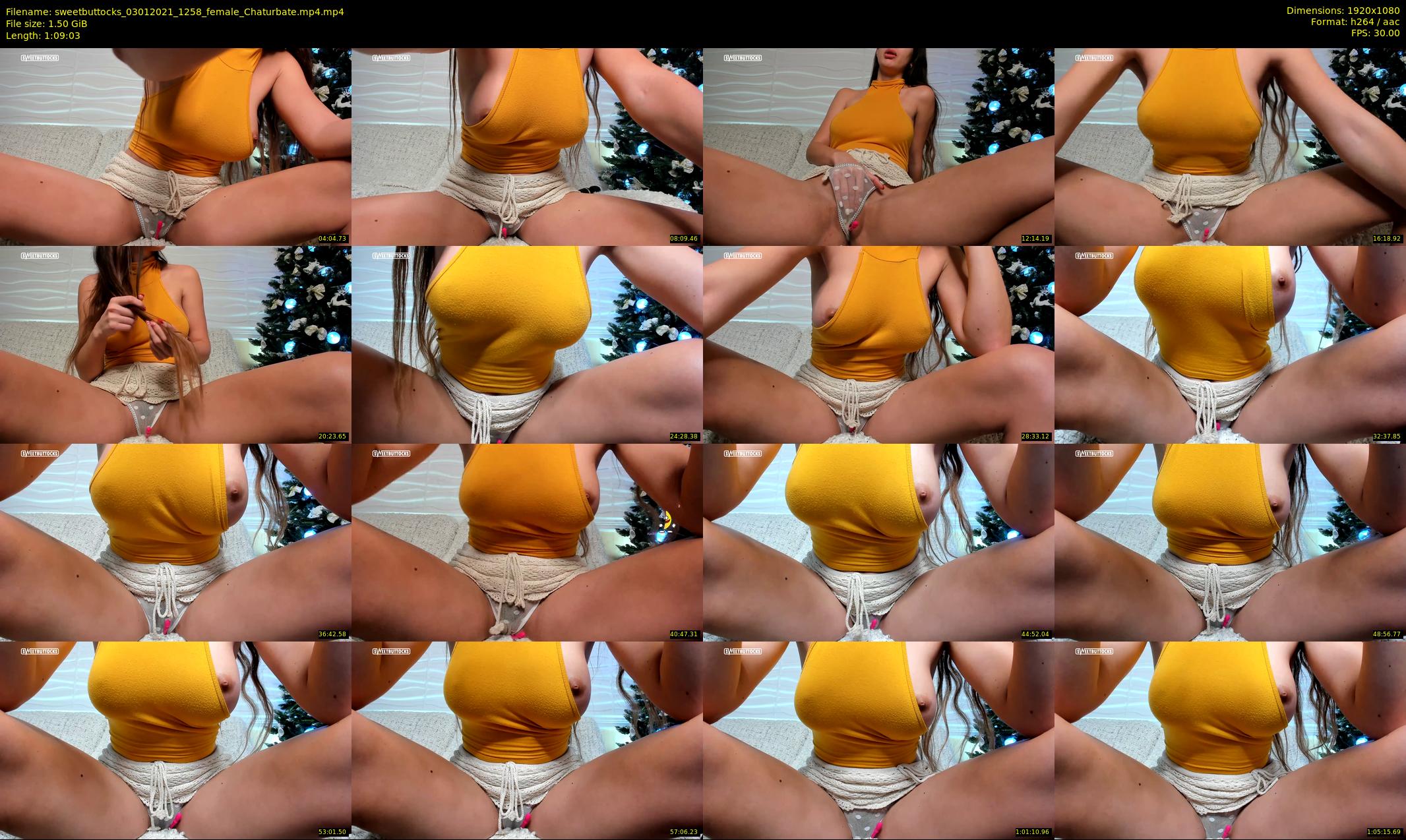 sweetbuttocks — 70 minute Chaturbate female cam show recording, 1080p, Jan 3, 2021