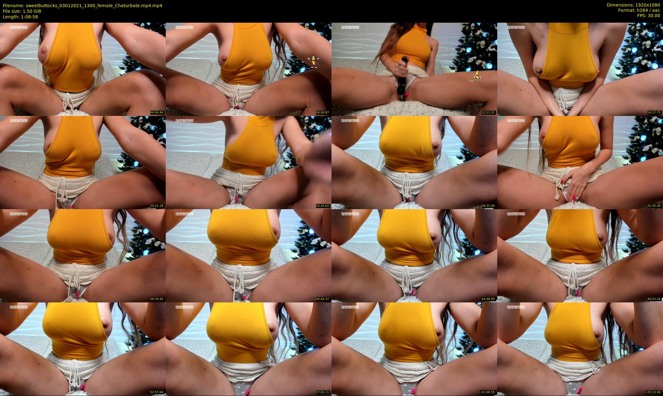 sweetbuttocks — 69 minute Chaturbate female cam show recording, 1080p, Jan 3, 2021
