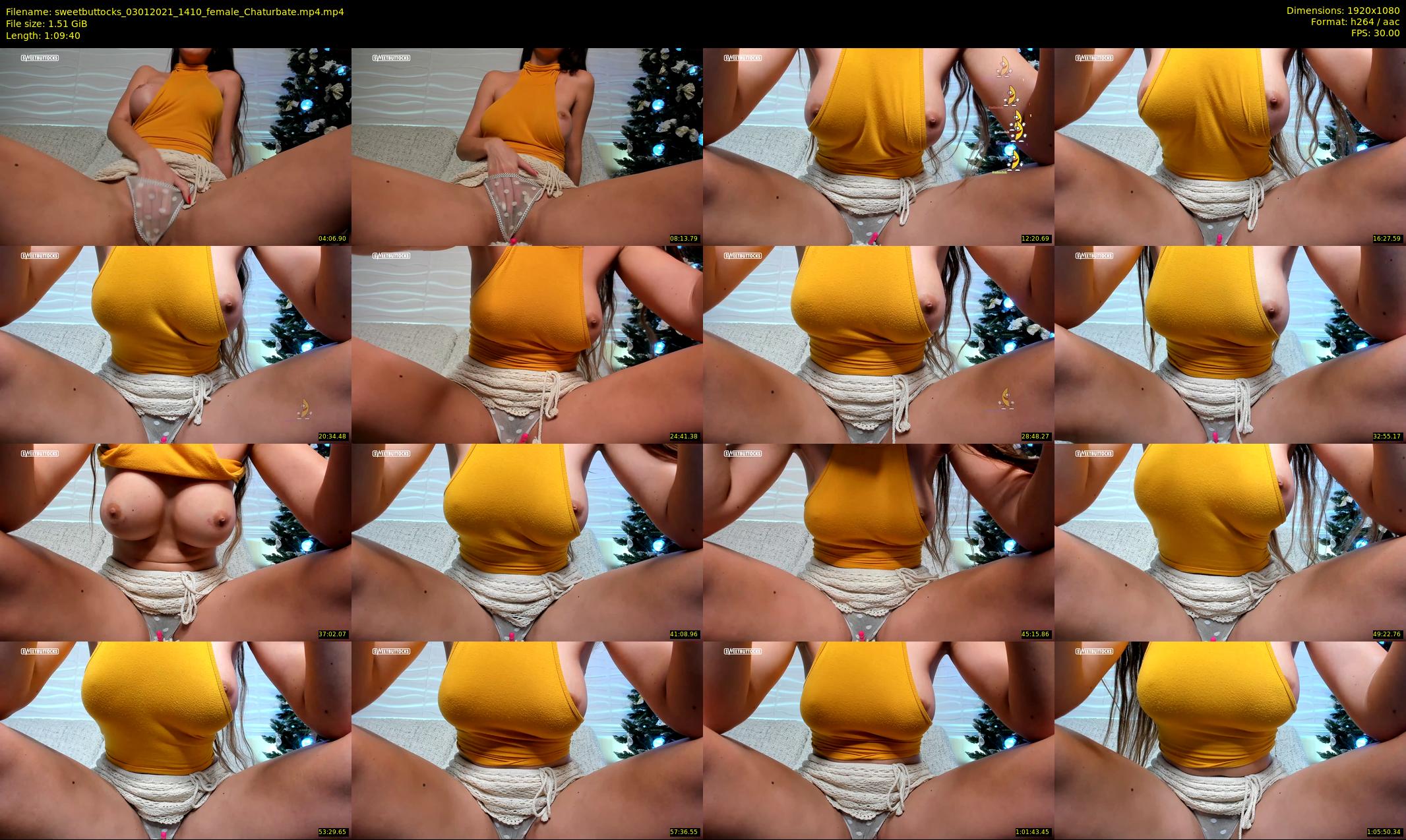 sweetbuttocks — 70 minute Chaturbate female cam show recording, 1080p, Jan 3, 2021