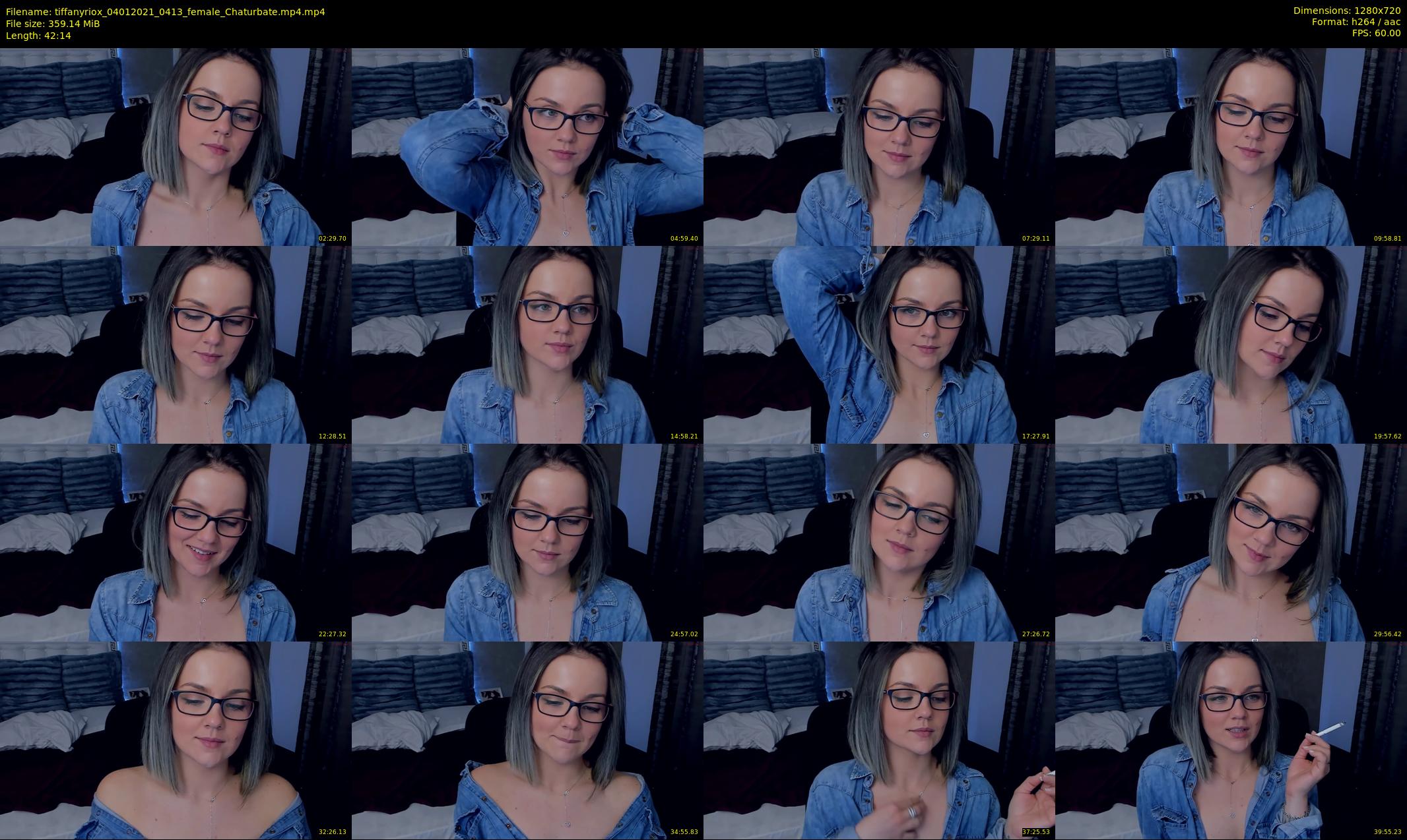 tiffanyriox — 43 minute Chaturbate female cam show recording, 720p, Jan 4, 2021