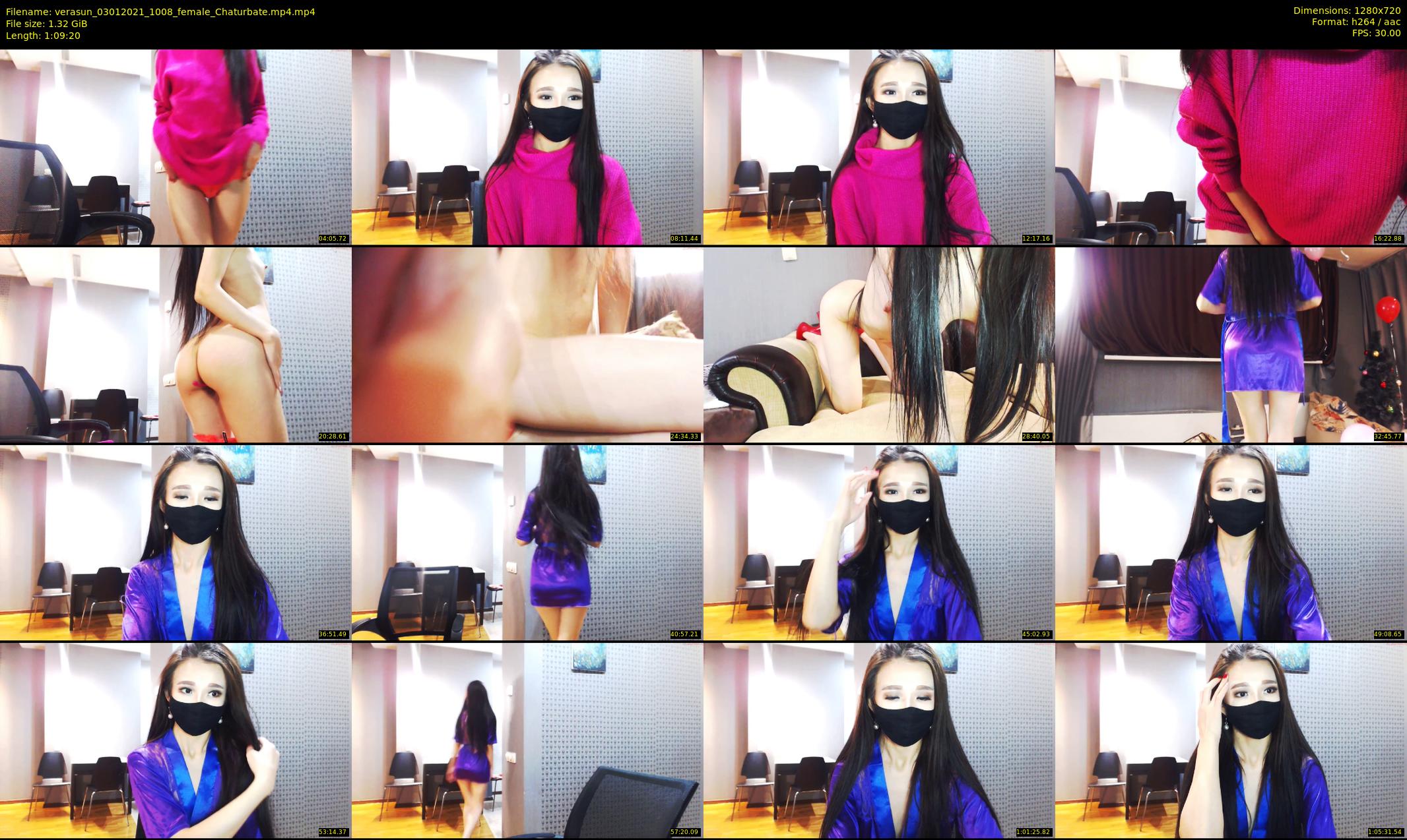 verasun — 70 minute Chaturbate female cam show recording, 720p, Jan 3, 2021