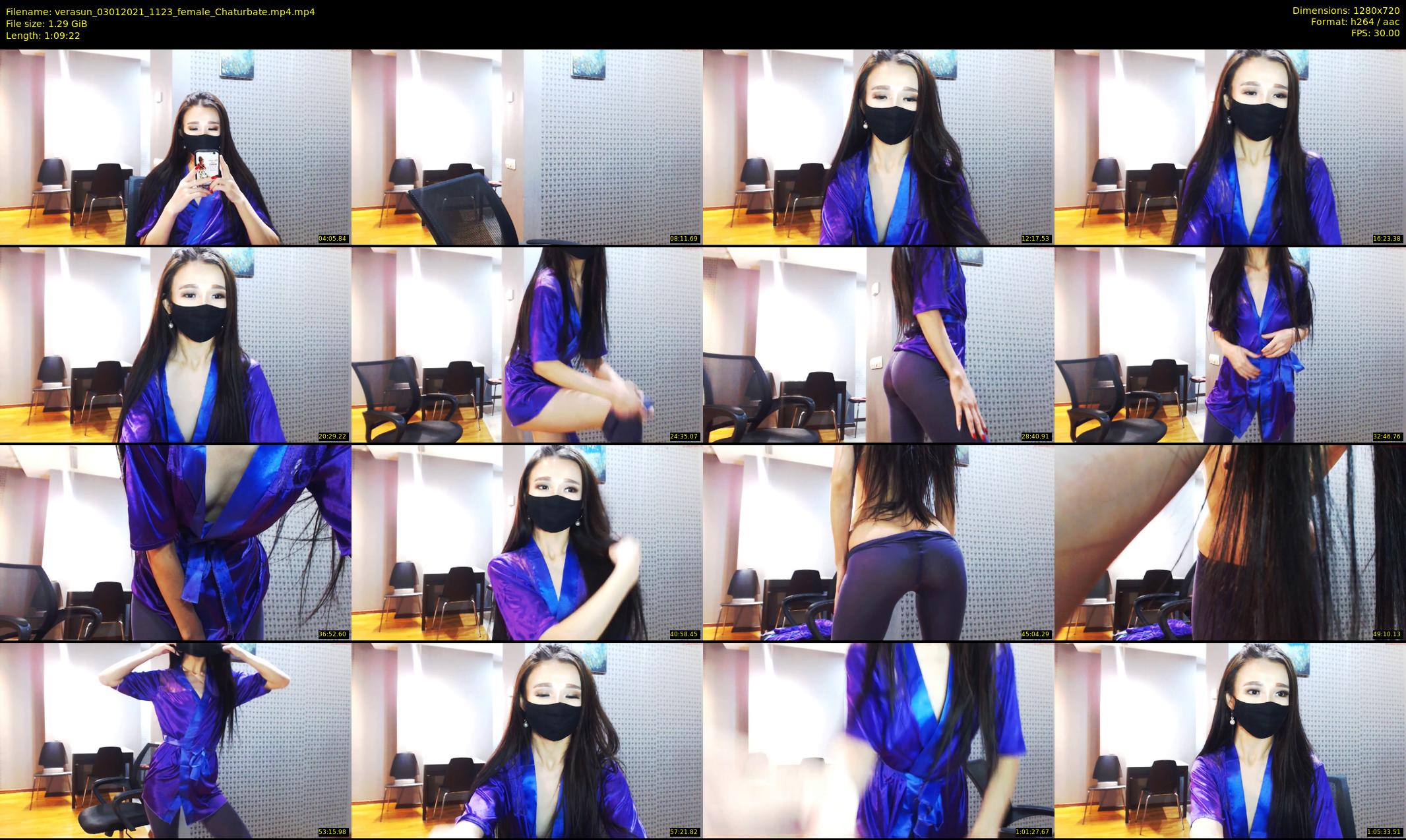 verasun — 70 minute Chaturbate female cam show recording, 720p, Jan 3, 2021