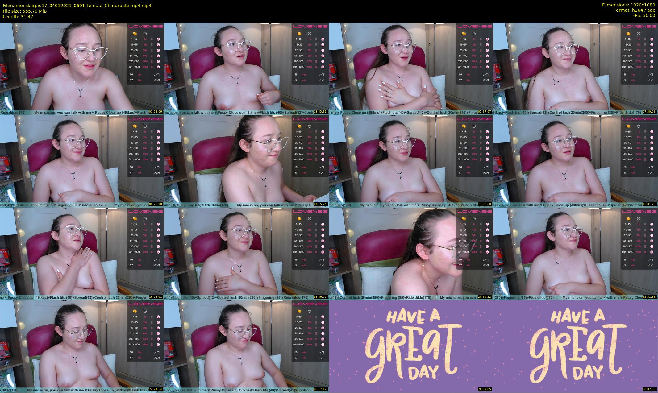 skarpio17 — 32 minute Chaturbate female cam show recording, 1080p, Jan 4, 2021