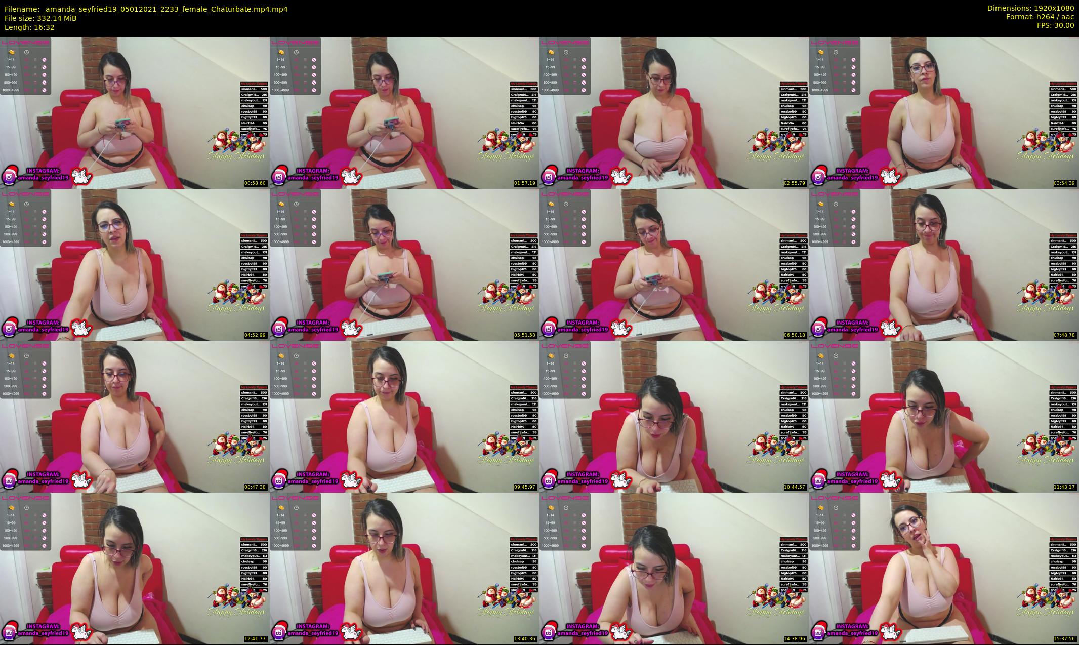 _amanda_seyfried19 — 17 minute Chaturbate female cam show recording, 1080p, Jan 5, 2021