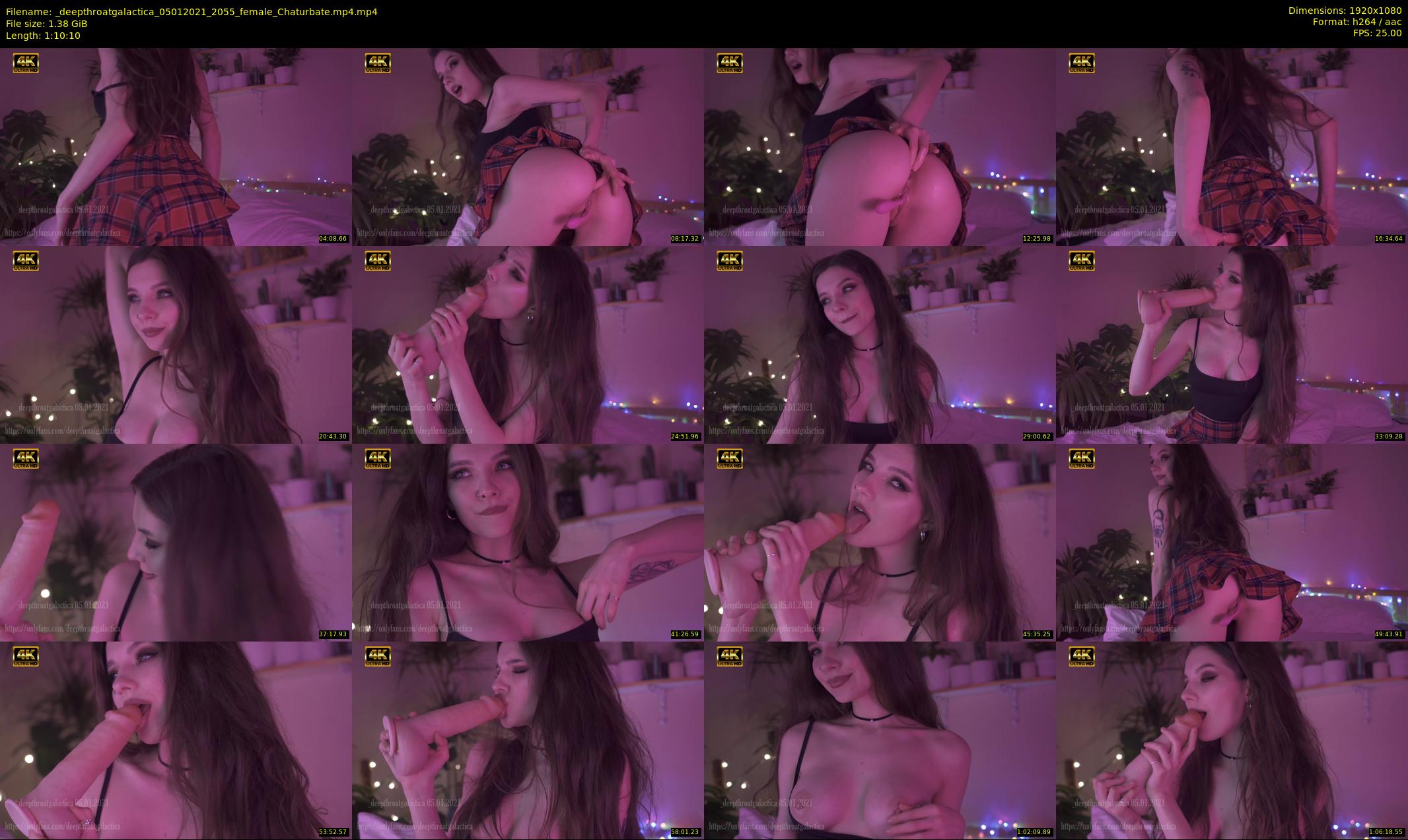 _deepthroatgalactica — 71 minute Chaturbate couple cam show recording, 1080p, Jan 5, 2021