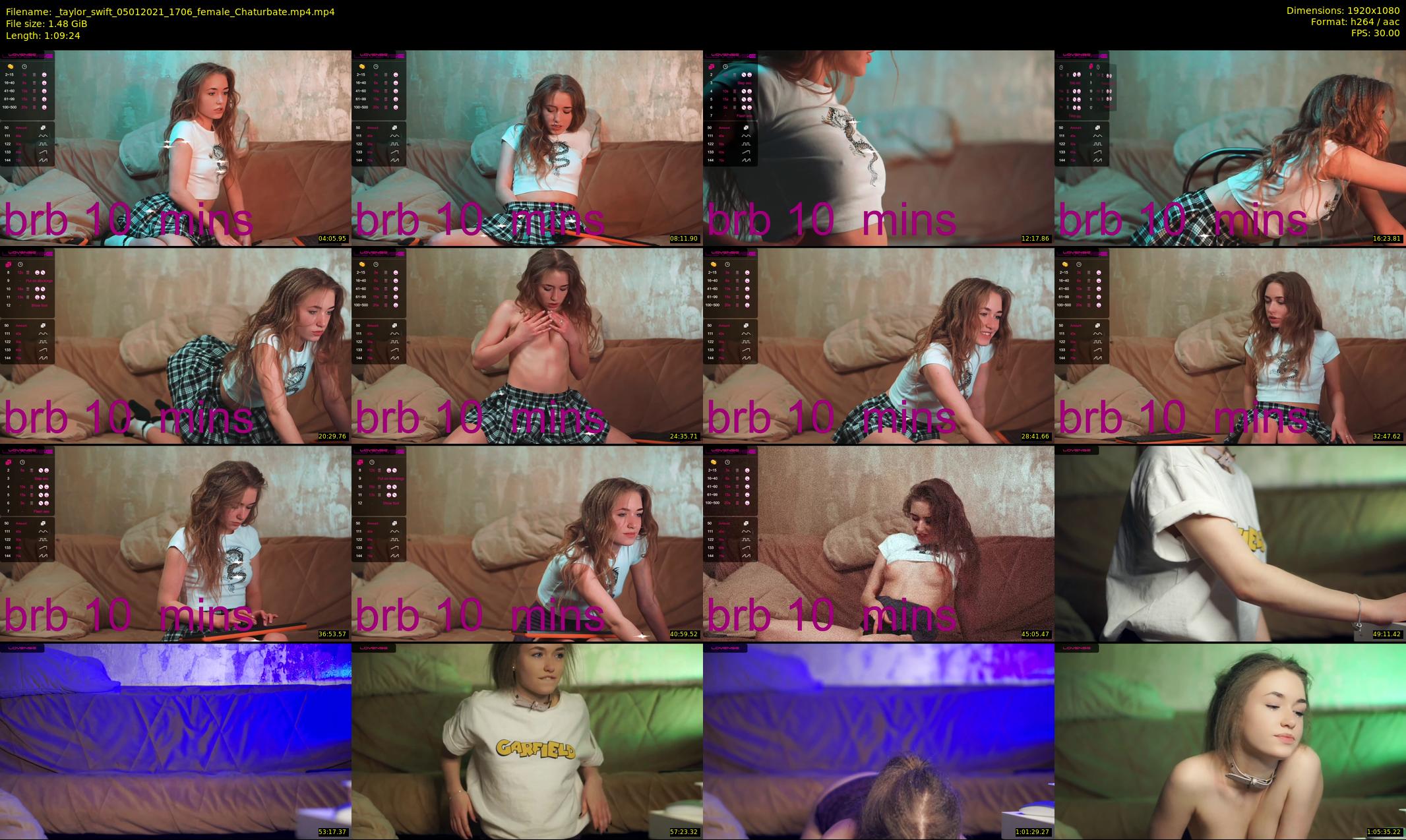 _taylor_swift — 70 minute Chaturbate female cam show recording, 1080p, Jan 5, 2021