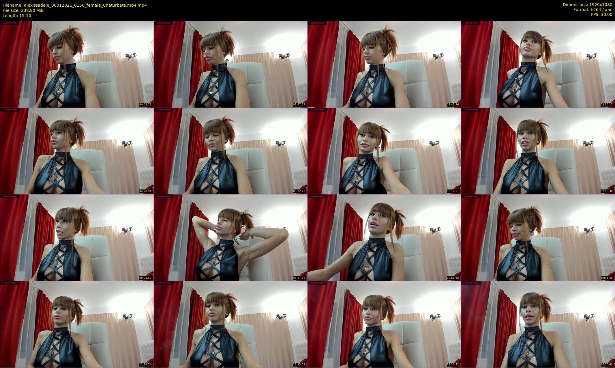 alexissadele — 16 minute Chaturbate female cam show recording, 1080p, Jan 6, 2021
