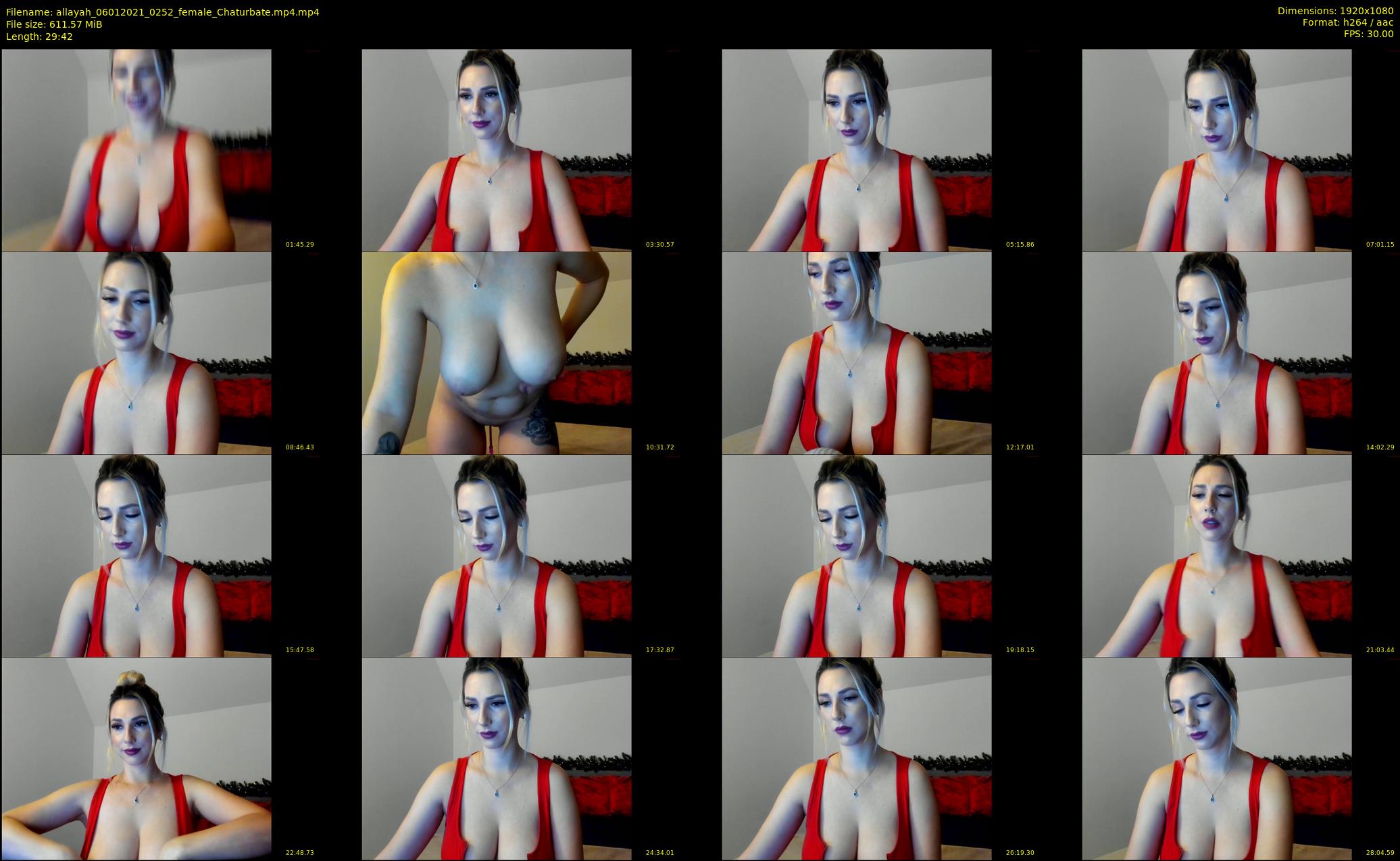 allayah — 30 minute Chaturbate female cam show recording, 1080p, Jan 6, 2021