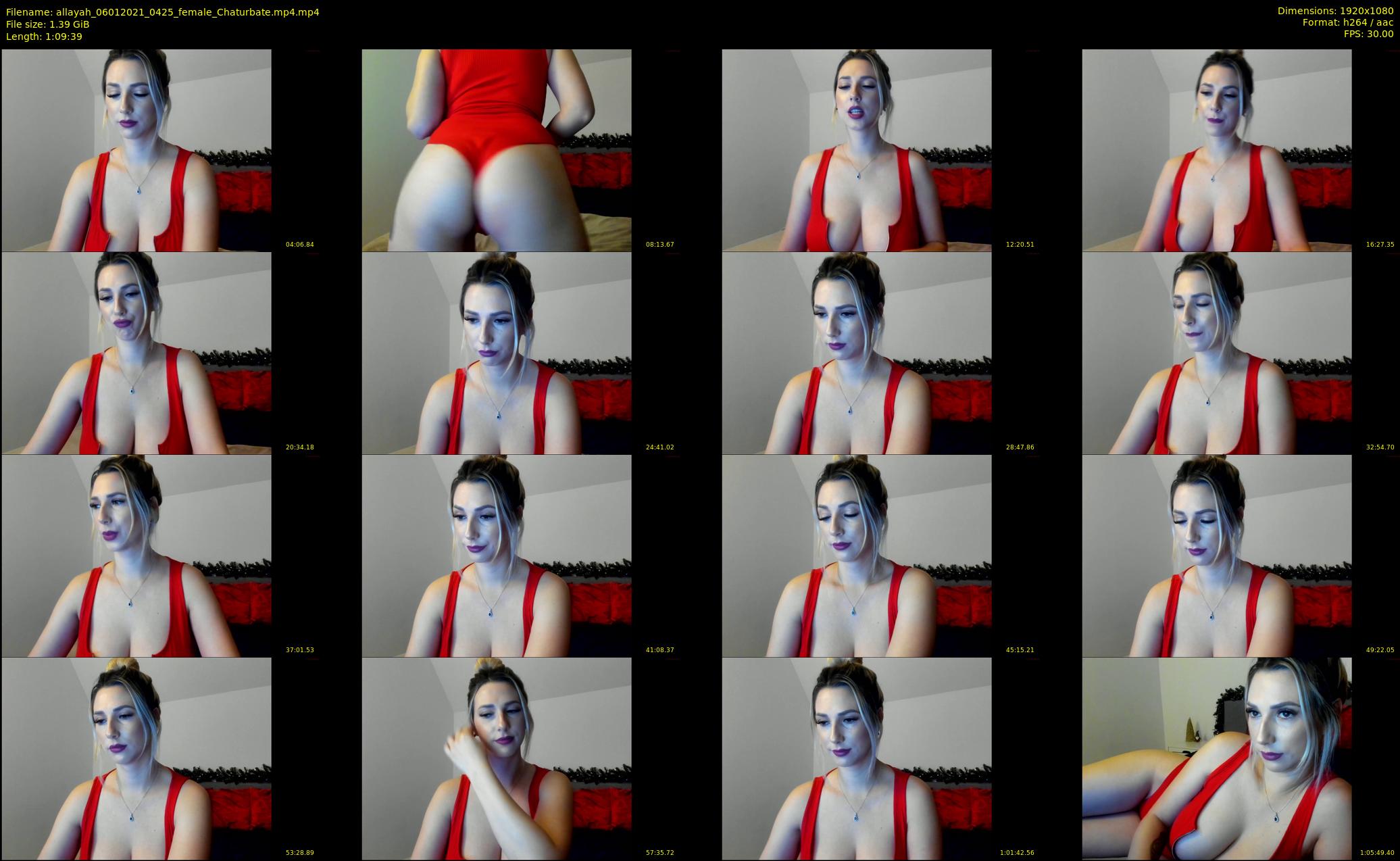 allayah — 70 minute Chaturbate female cam show recording, 1080p, Jan 6, 2021