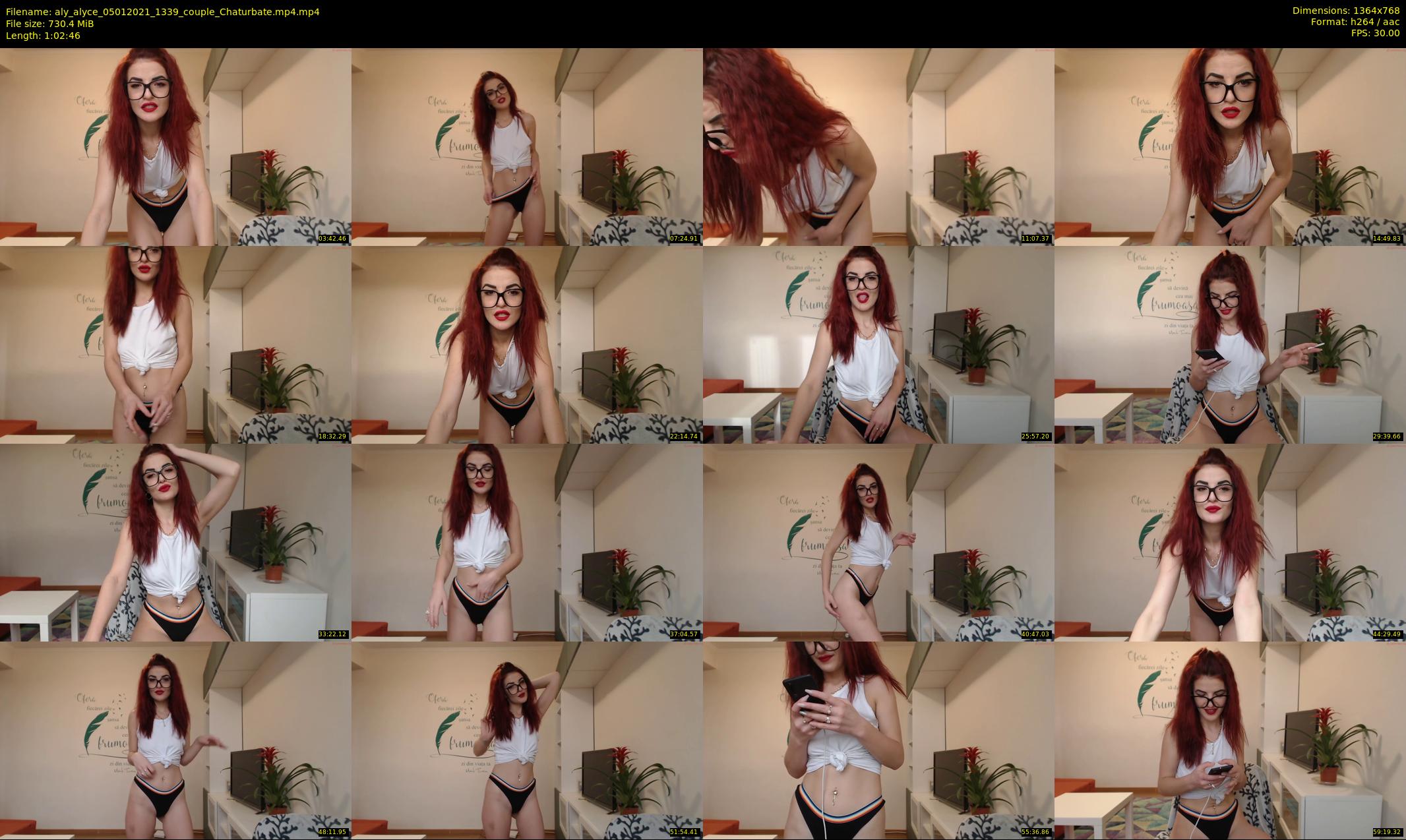 aly_alyce — 63 minute Chaturbate female cam show recording, 720p, Jan 5, 2021