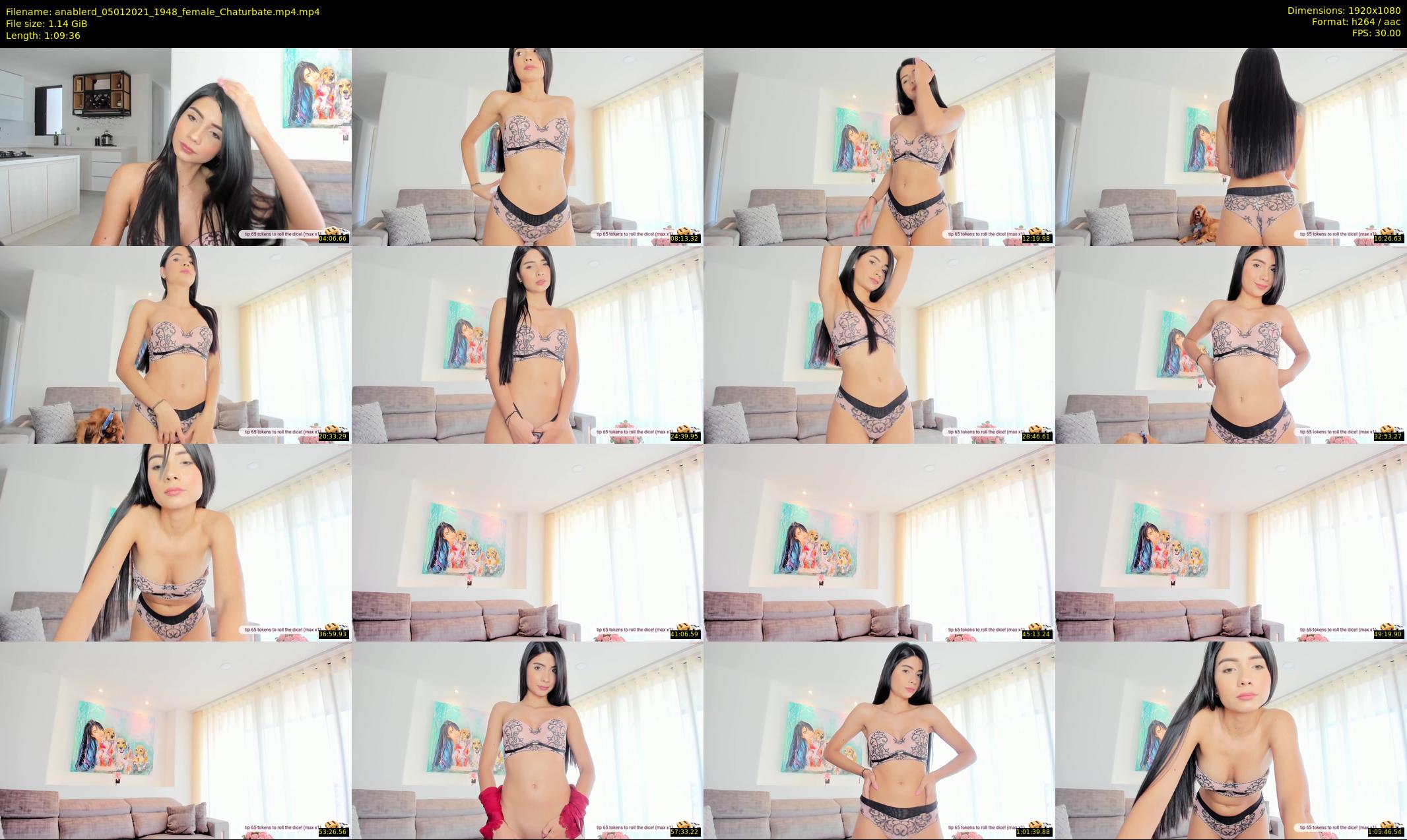 anablerd — 70 minute Chaturbate female cam show recording, 1080p, Jan 5, 2021
