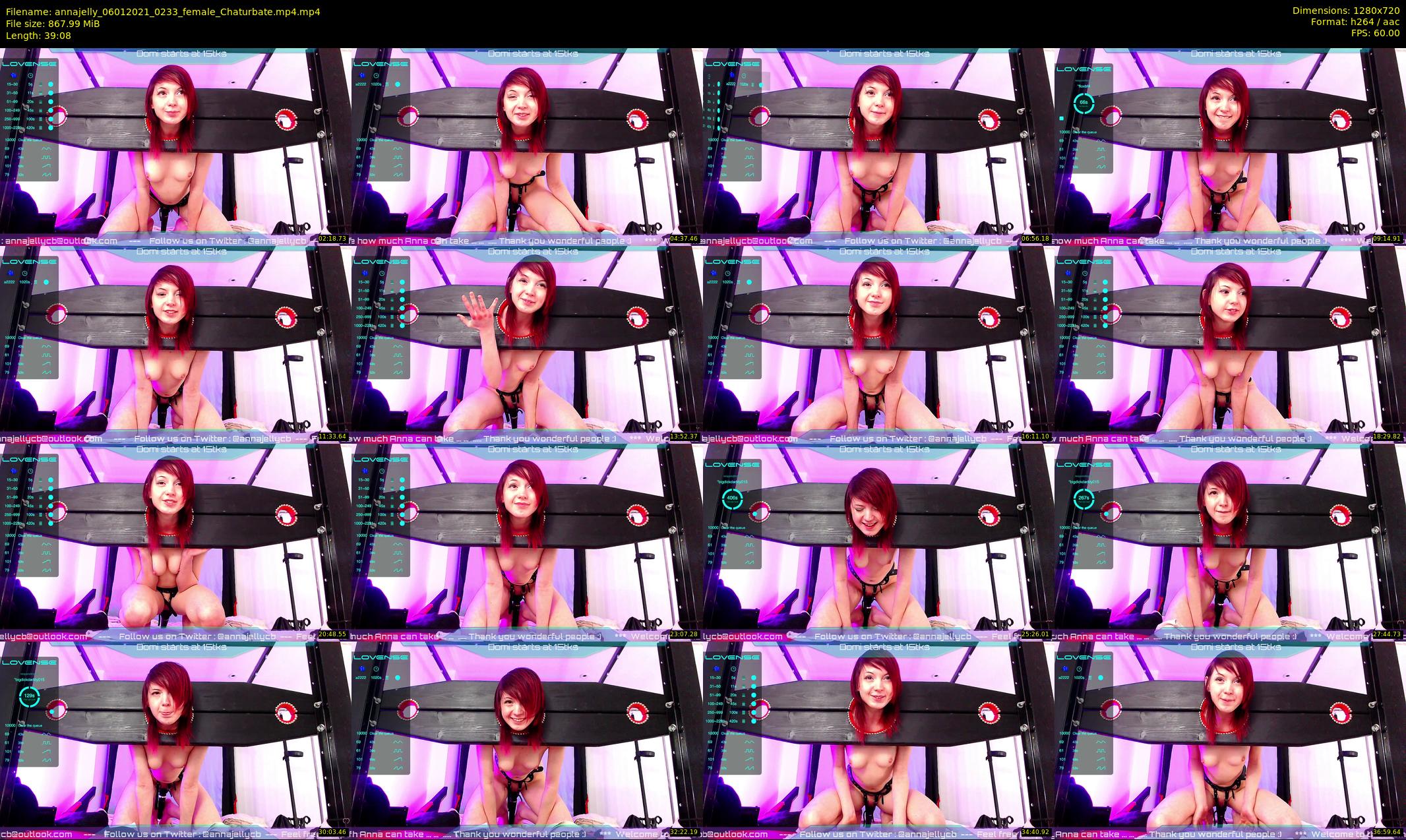 annajelly — 40 minute Chaturbate couple cam show recording, 720p, Jan 6, 2021