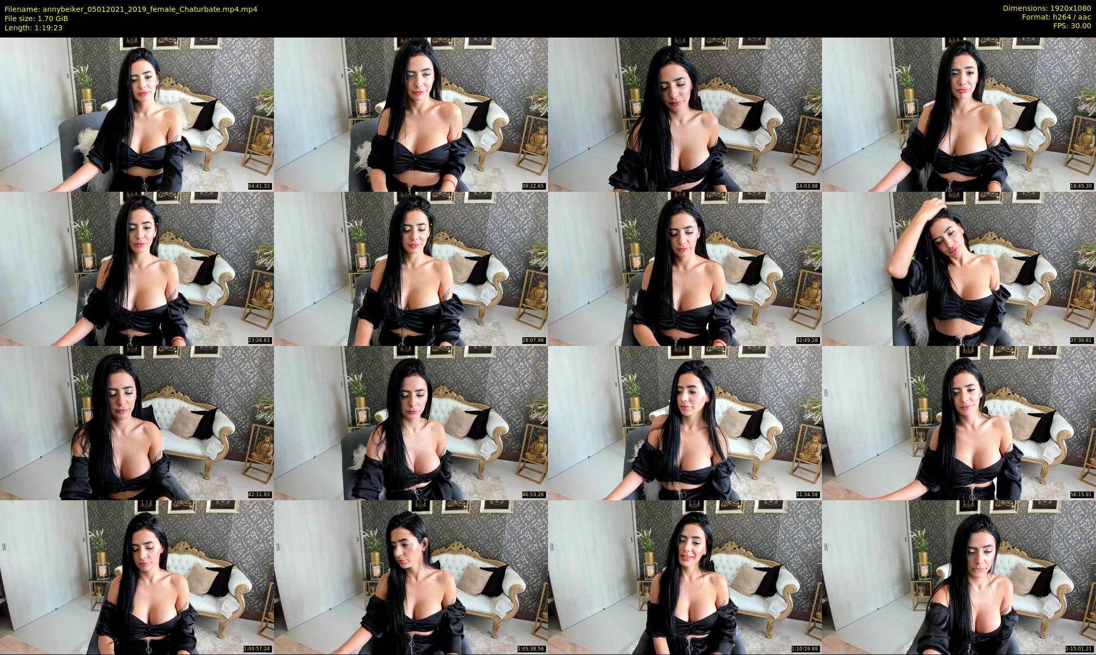 annybeiker — 80 minute Chaturbate female cam show recording, 1080p, Jan 5, 2021